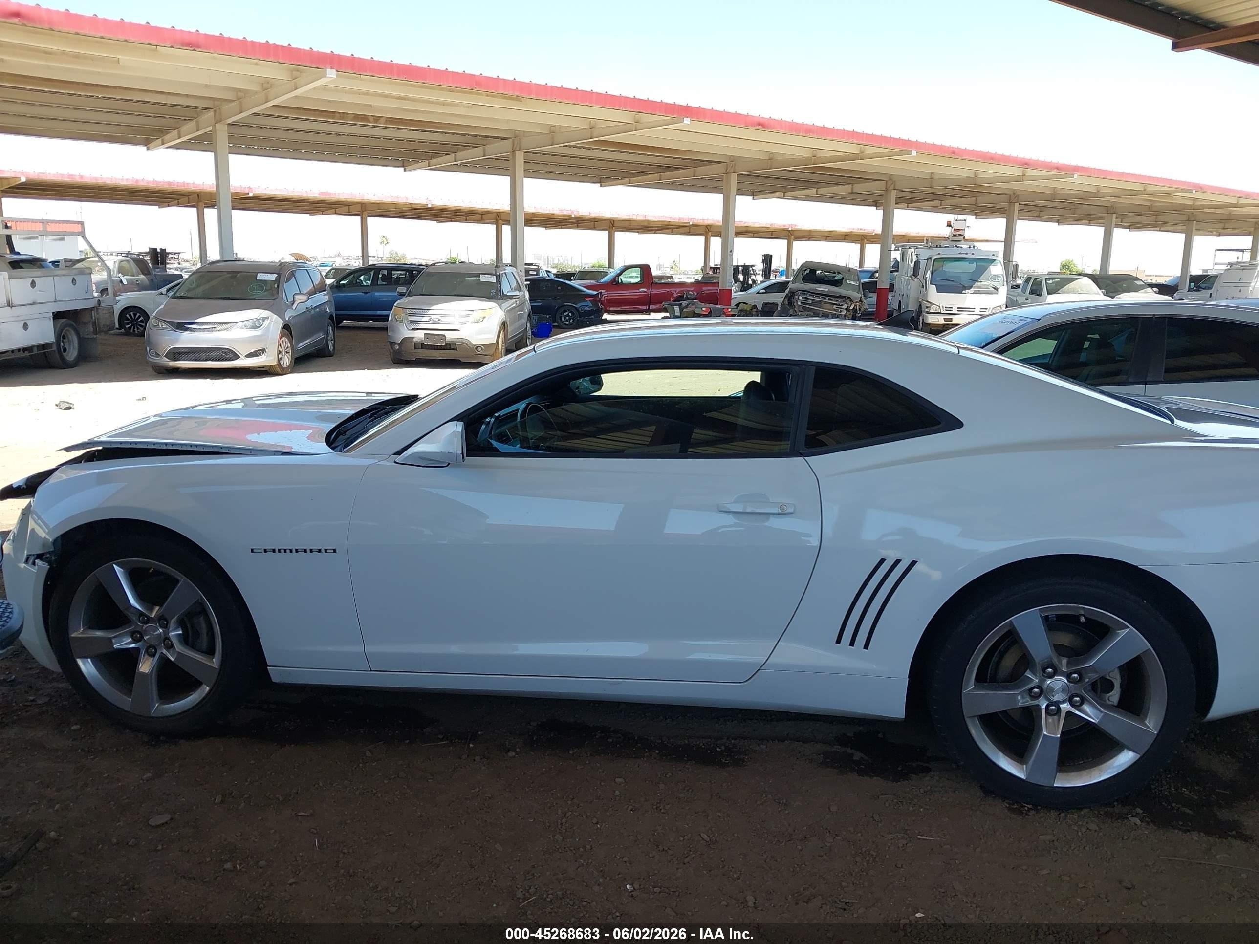 2011 Chevrolet Camaro 2lt White vin: 2G1FC1ED2B9101657