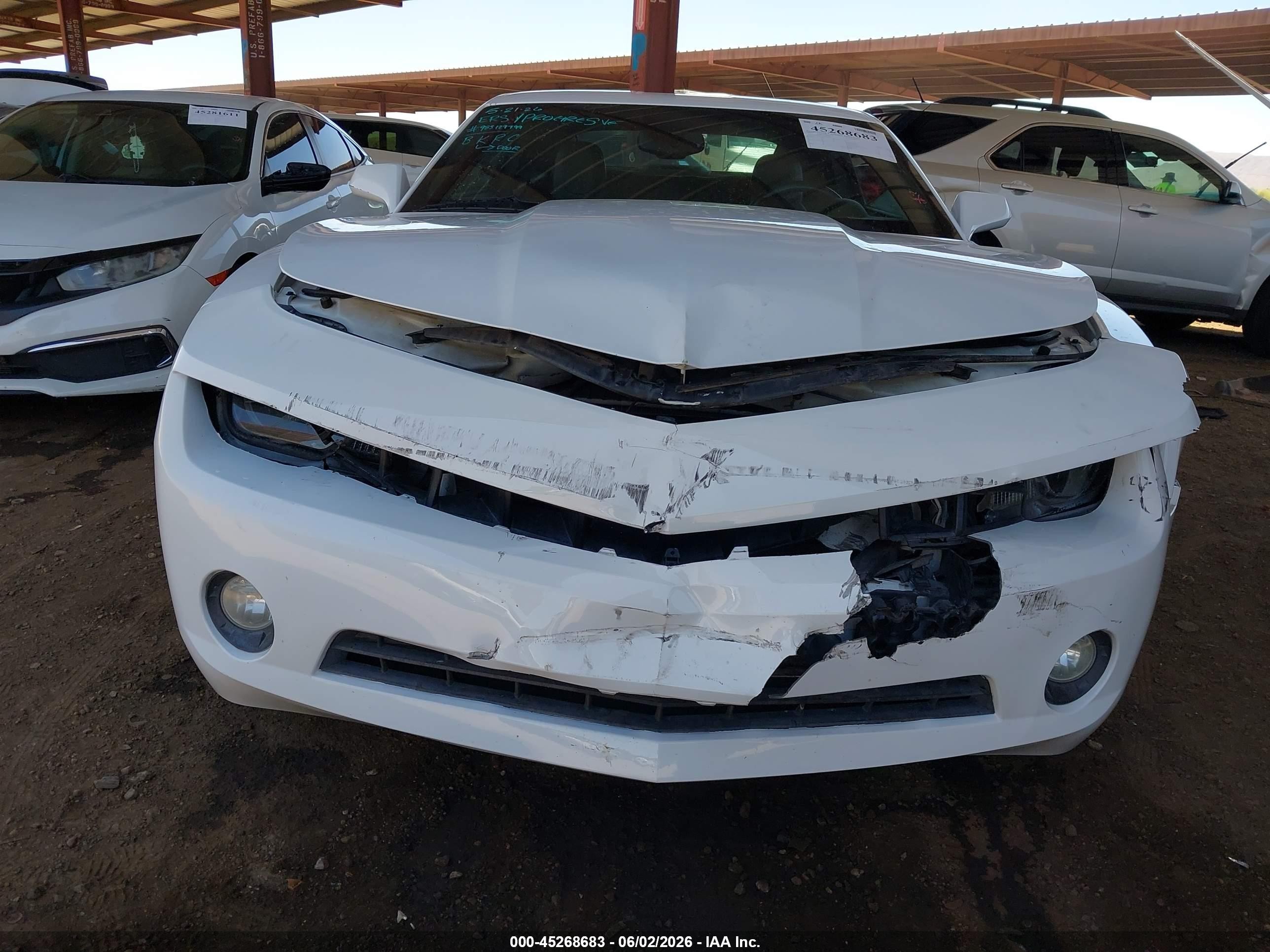 2011 Chevrolet Camaro 2lt White vin: 2G1FC1ED2B9101657