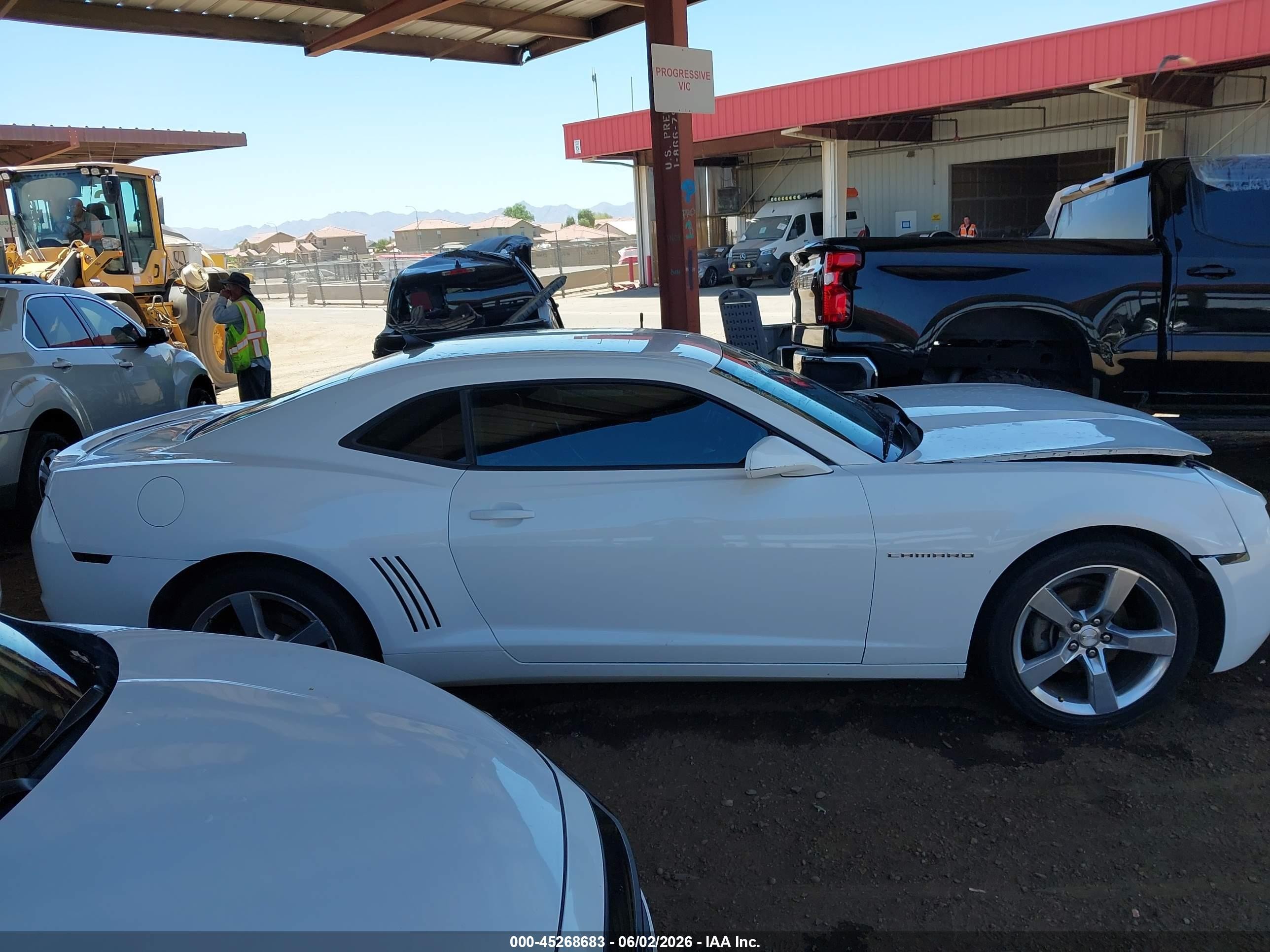 2011 Chevrolet Camaro 2lt White vin: 2G1FC1ED2B9101657