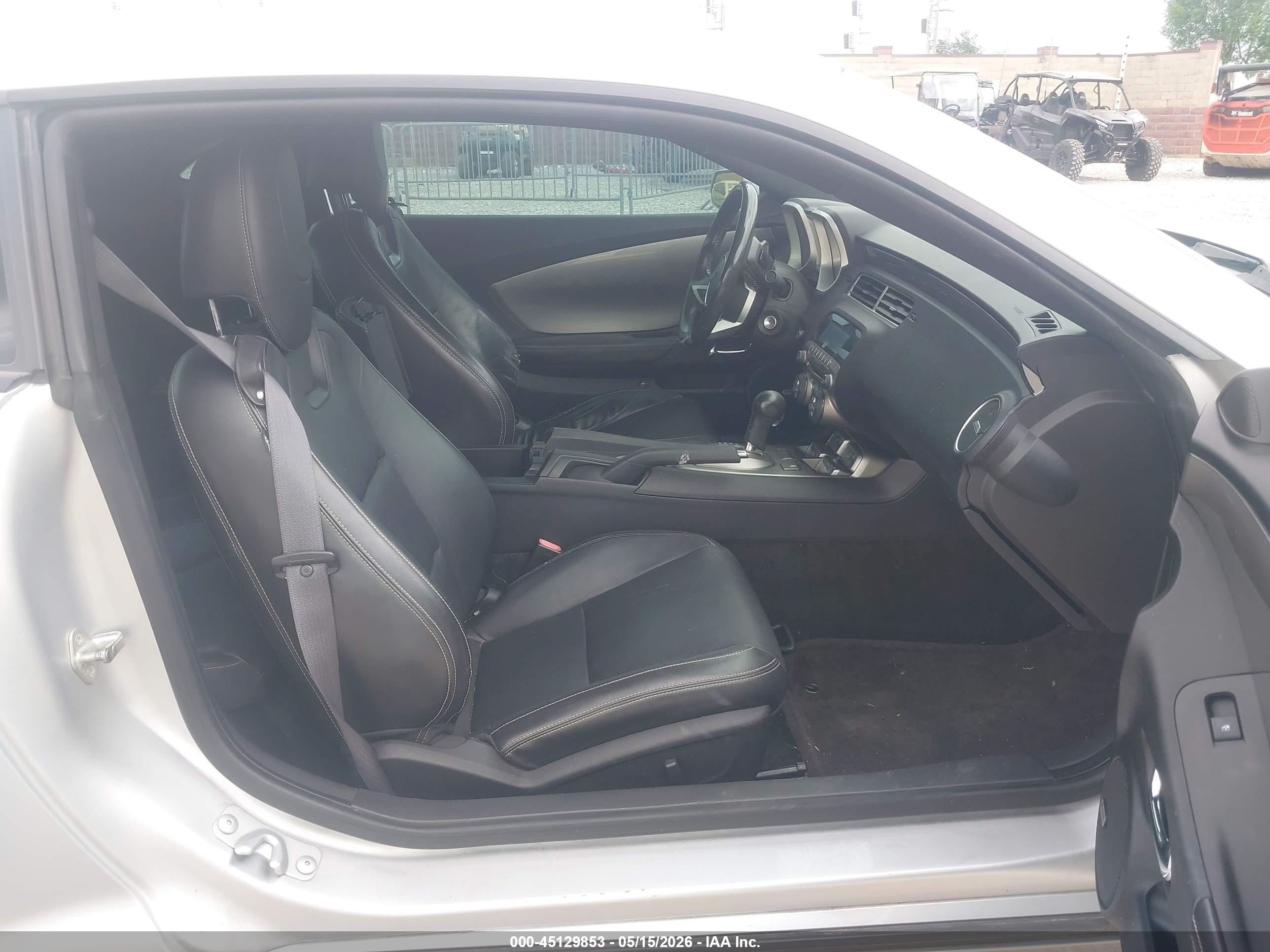2011 Chevrolet Camaro 2lt Silver vin: 2G1FC1ED2B9124355