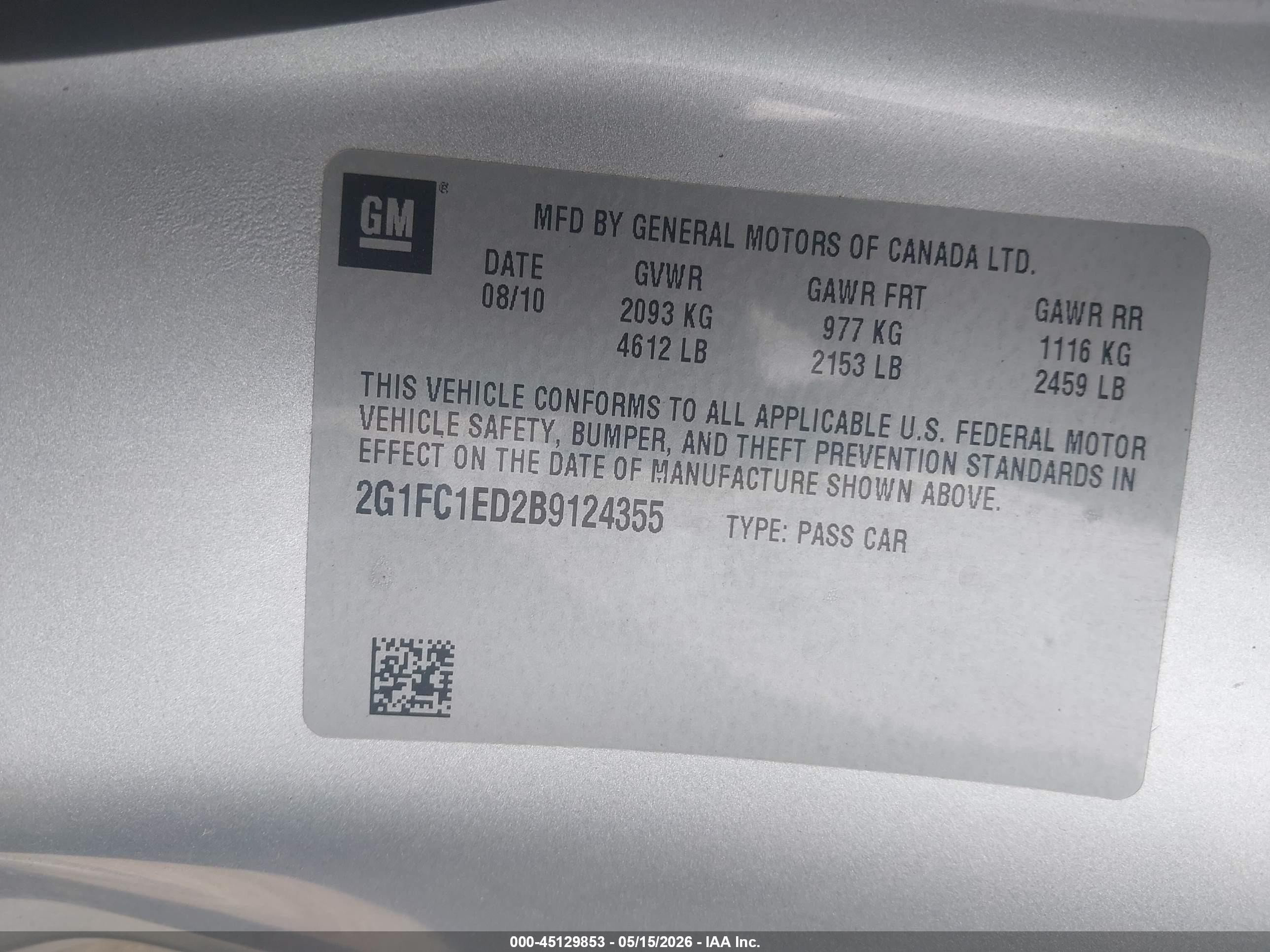 2011 Chevrolet Camaro 2lt Silver vin: 2G1FC1ED2B9124355