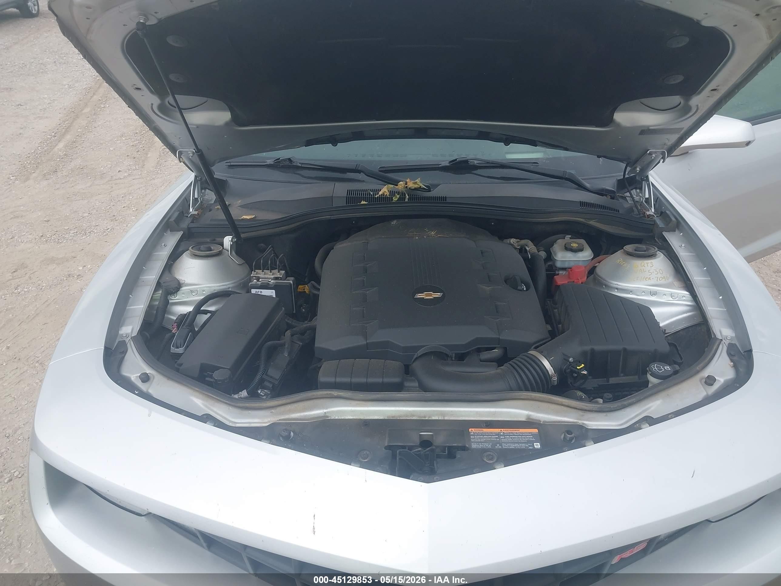 2011 Chevrolet Camaro 2lt Silver vin: 2G1FC1ED2B9124355