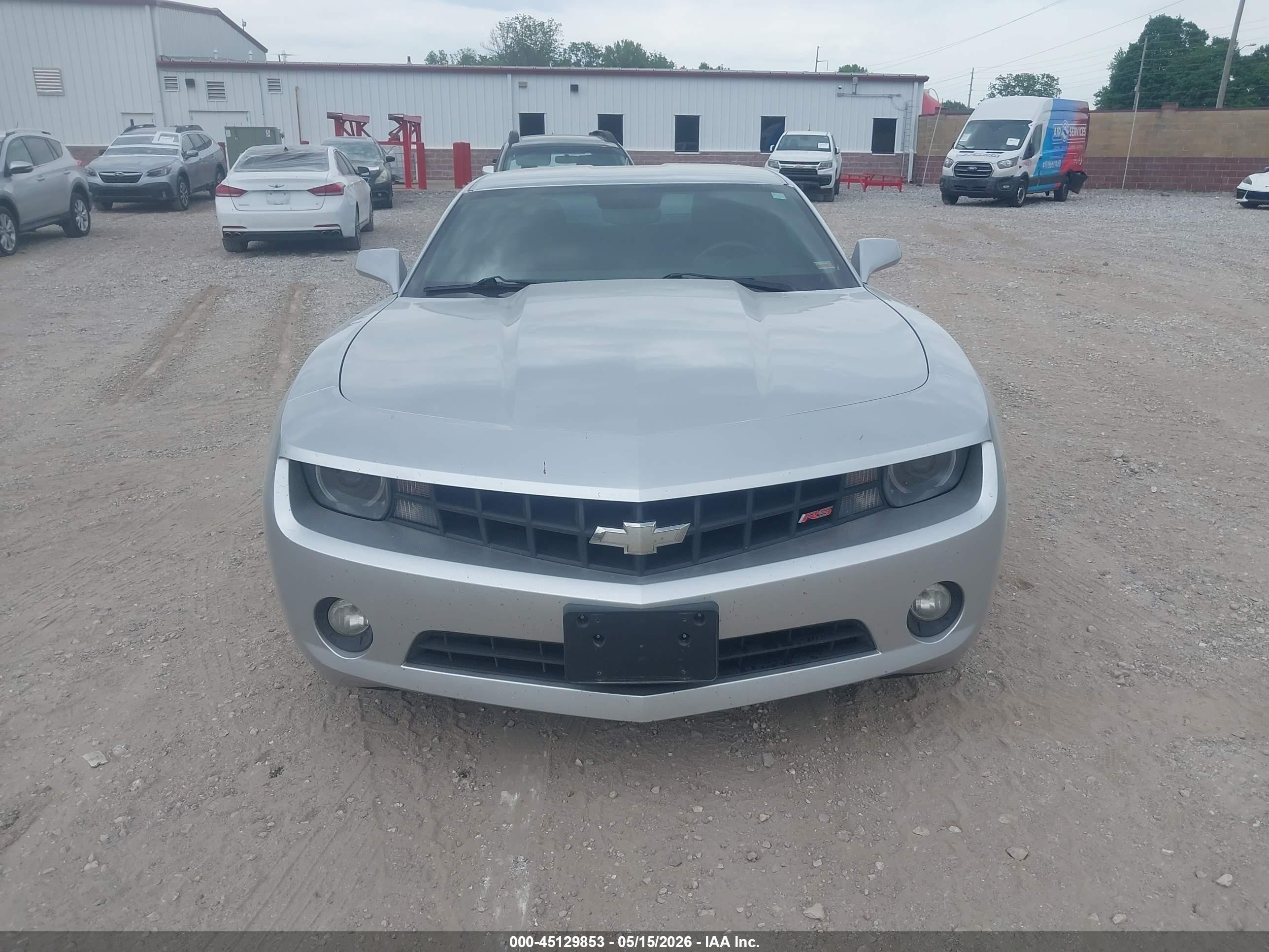 2011 Chevrolet Camaro 2lt Silver vin: 2G1FC1ED2B9124355