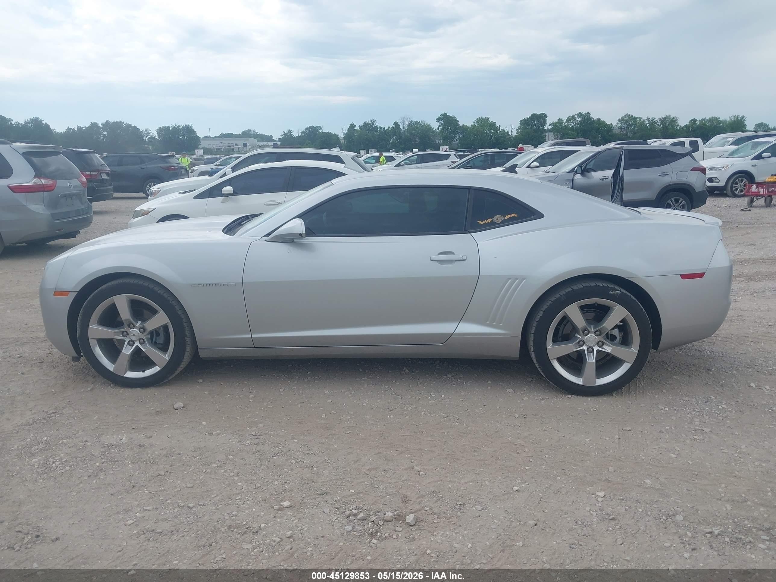 2011 Chevrolet Camaro 2lt Silver vin: 2G1FC1ED2B9124355