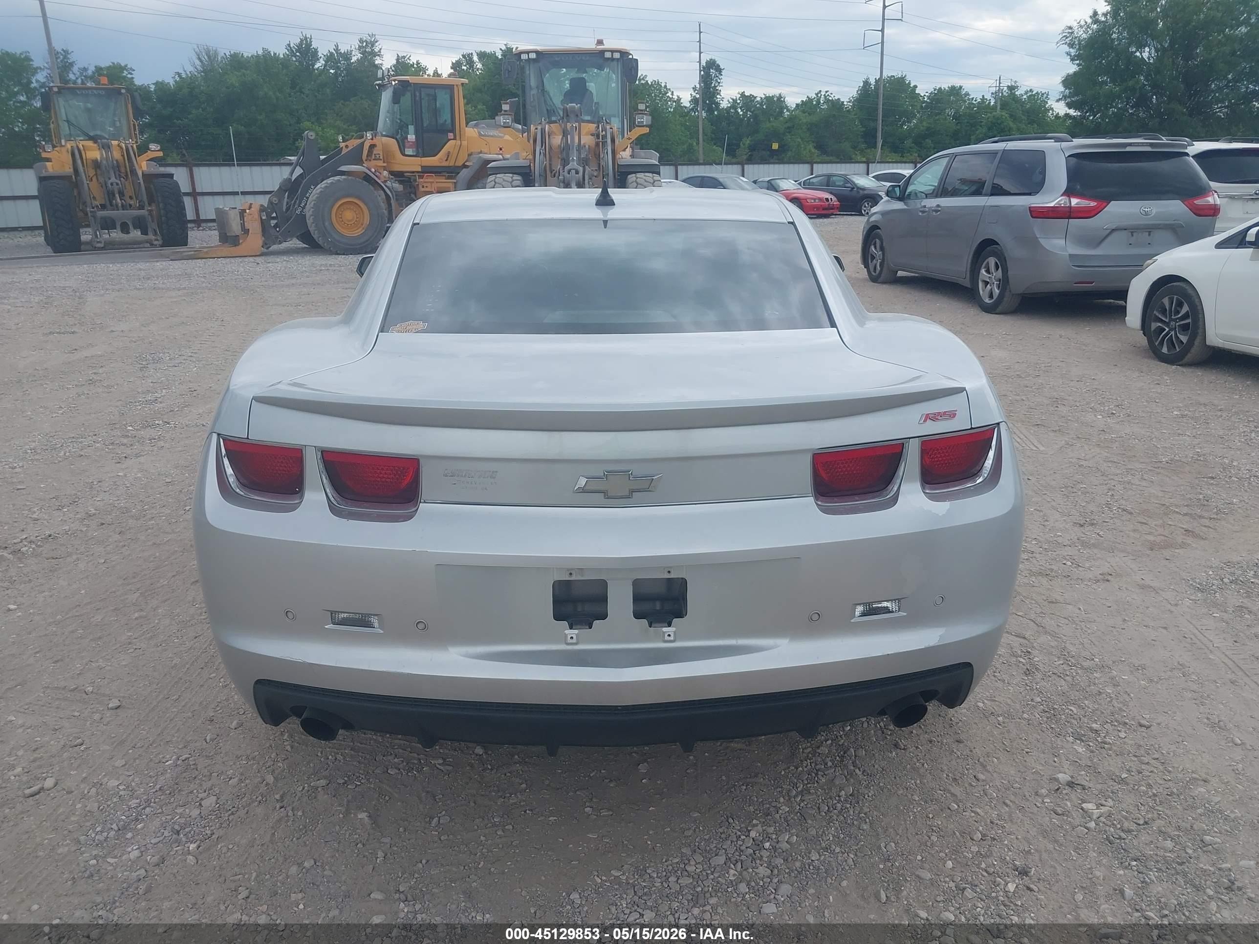 2011 Chevrolet Camaro 2lt Silver vin: 2G1FC1ED2B9124355