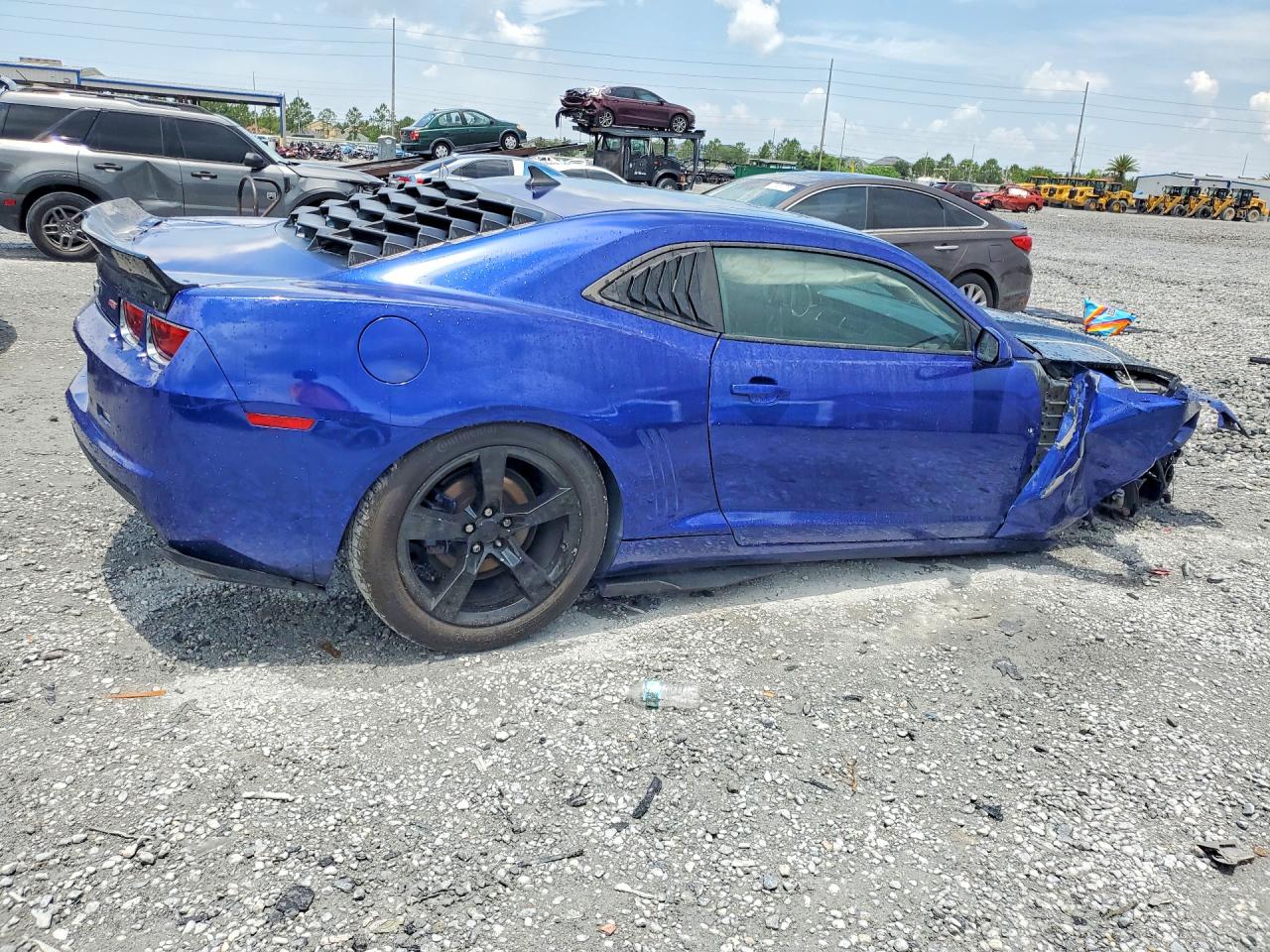 2011 Chevrolet Camaro Lt2 Blue vin: 2G1FC1ED2B9146601