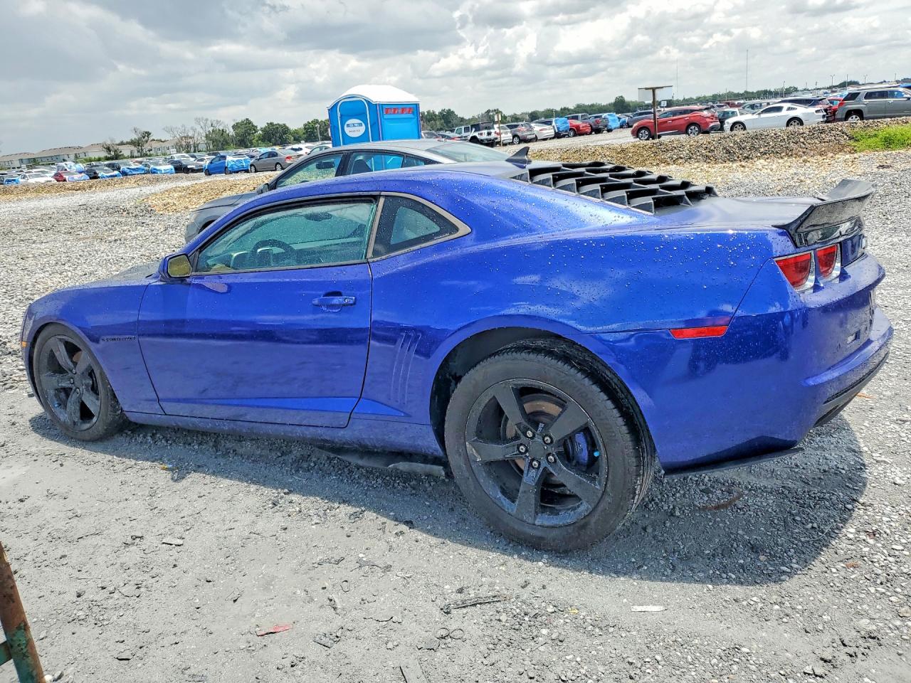 2011 Chevrolet Camaro Lt2 Blue vin: 2G1FC1ED2B9146601