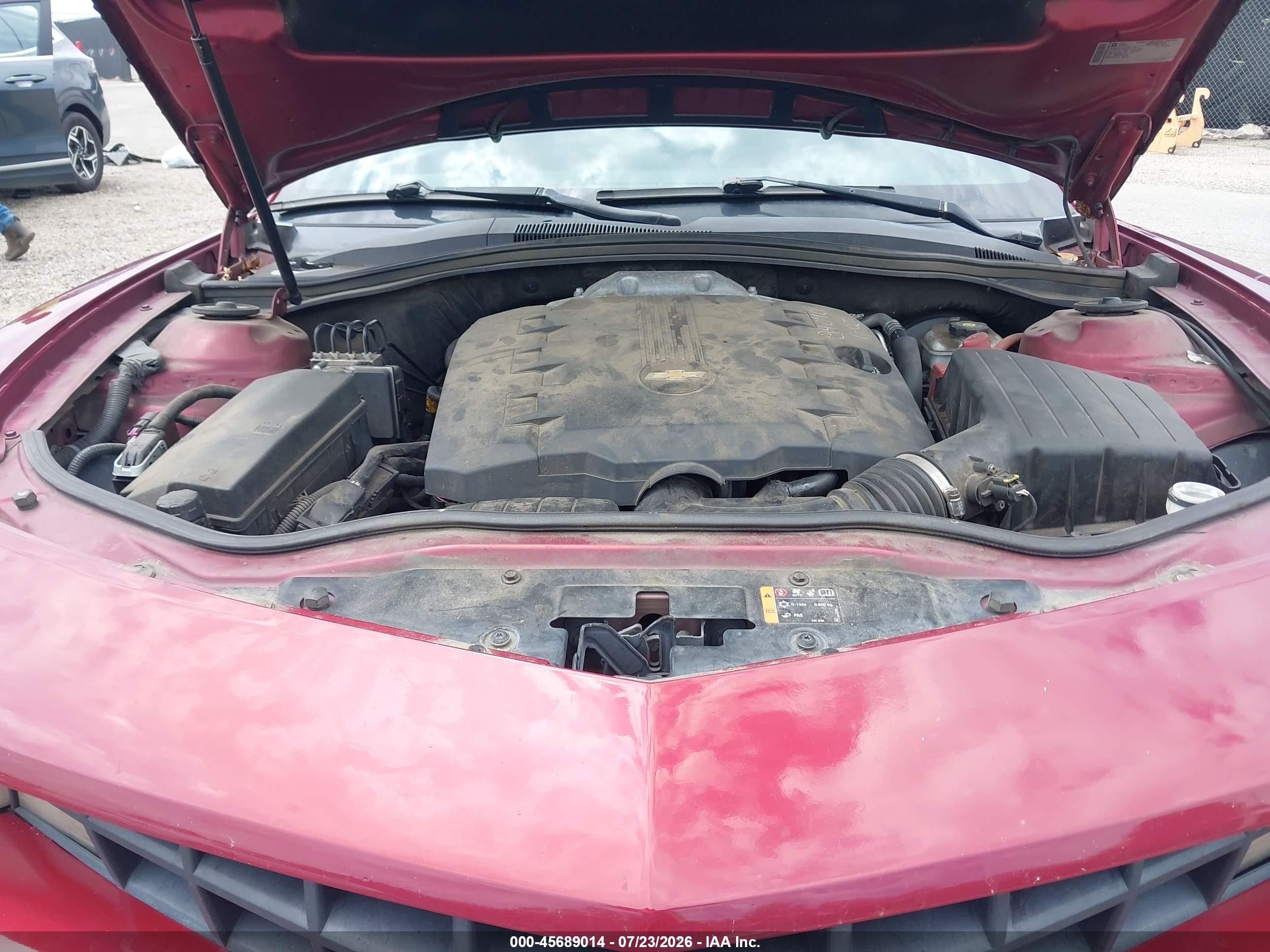 2011 Chevrolet Camaro 2lt Red vin: 2G1FC1ED2B9146873