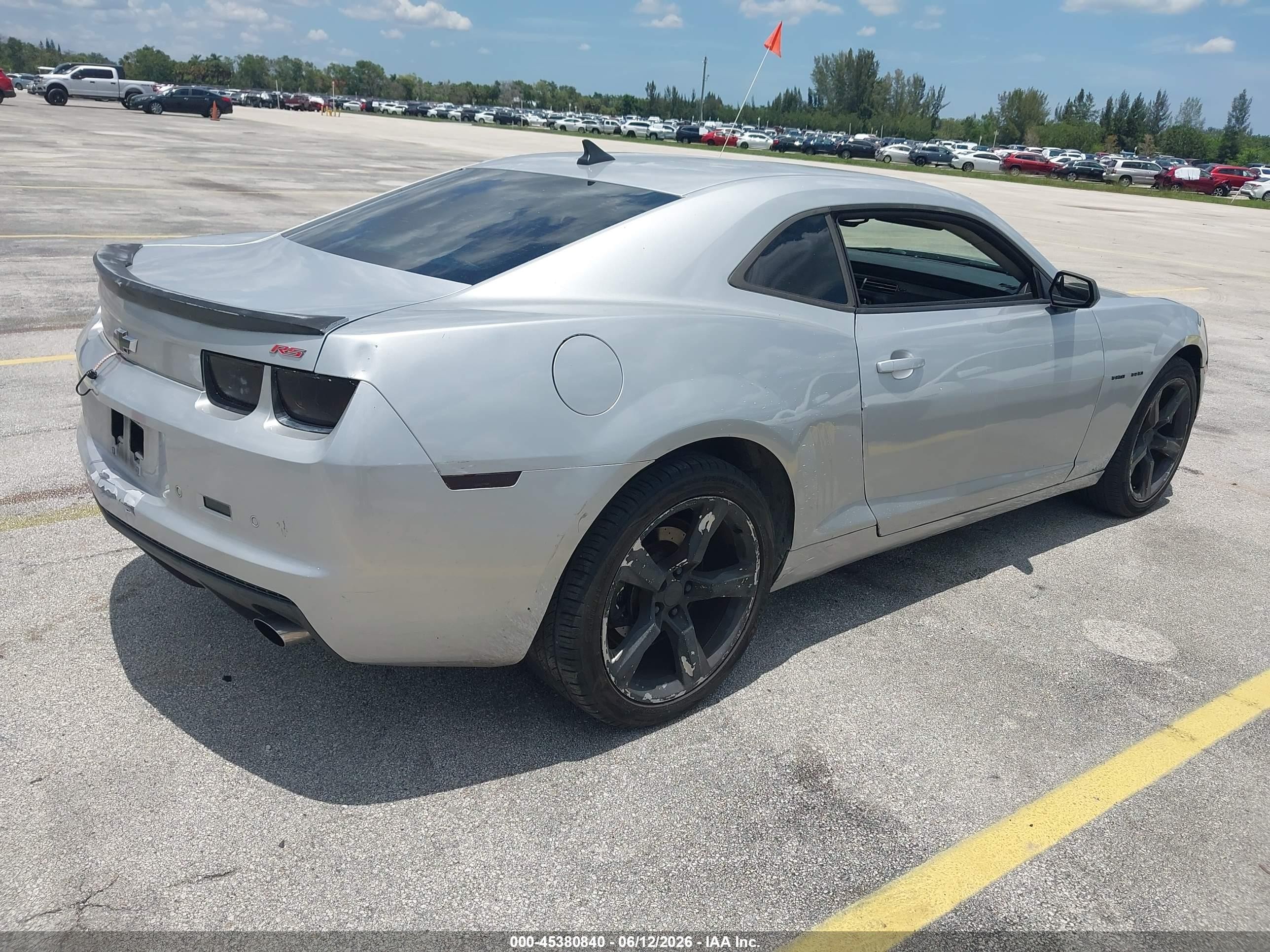 2011 Chevrolet Camaro 2lt Silver vin: 2G1FC1ED3B9121142