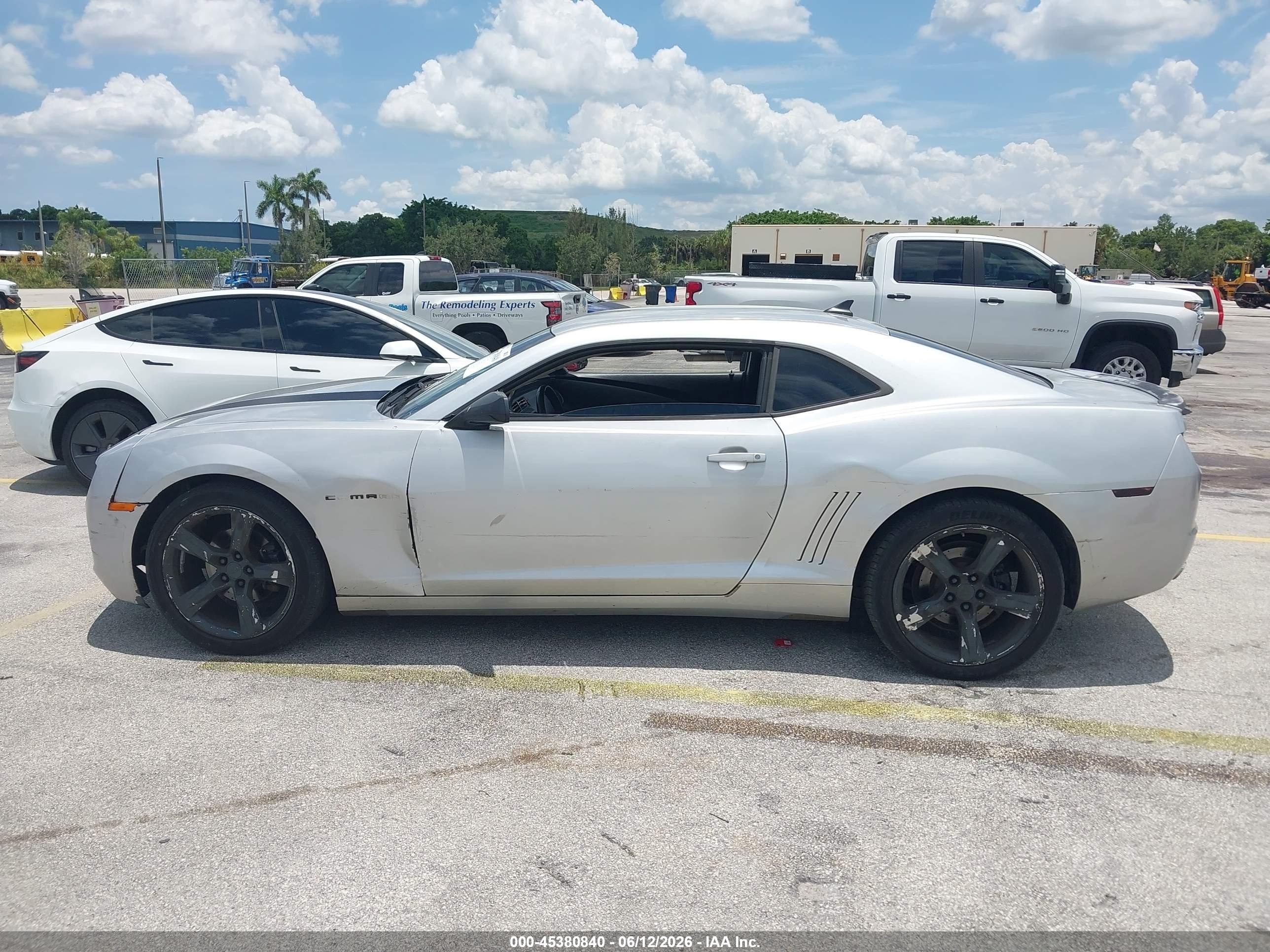 2011 Chevrolet Camaro 2lt Silver vin: 2G1FC1ED3B9121142