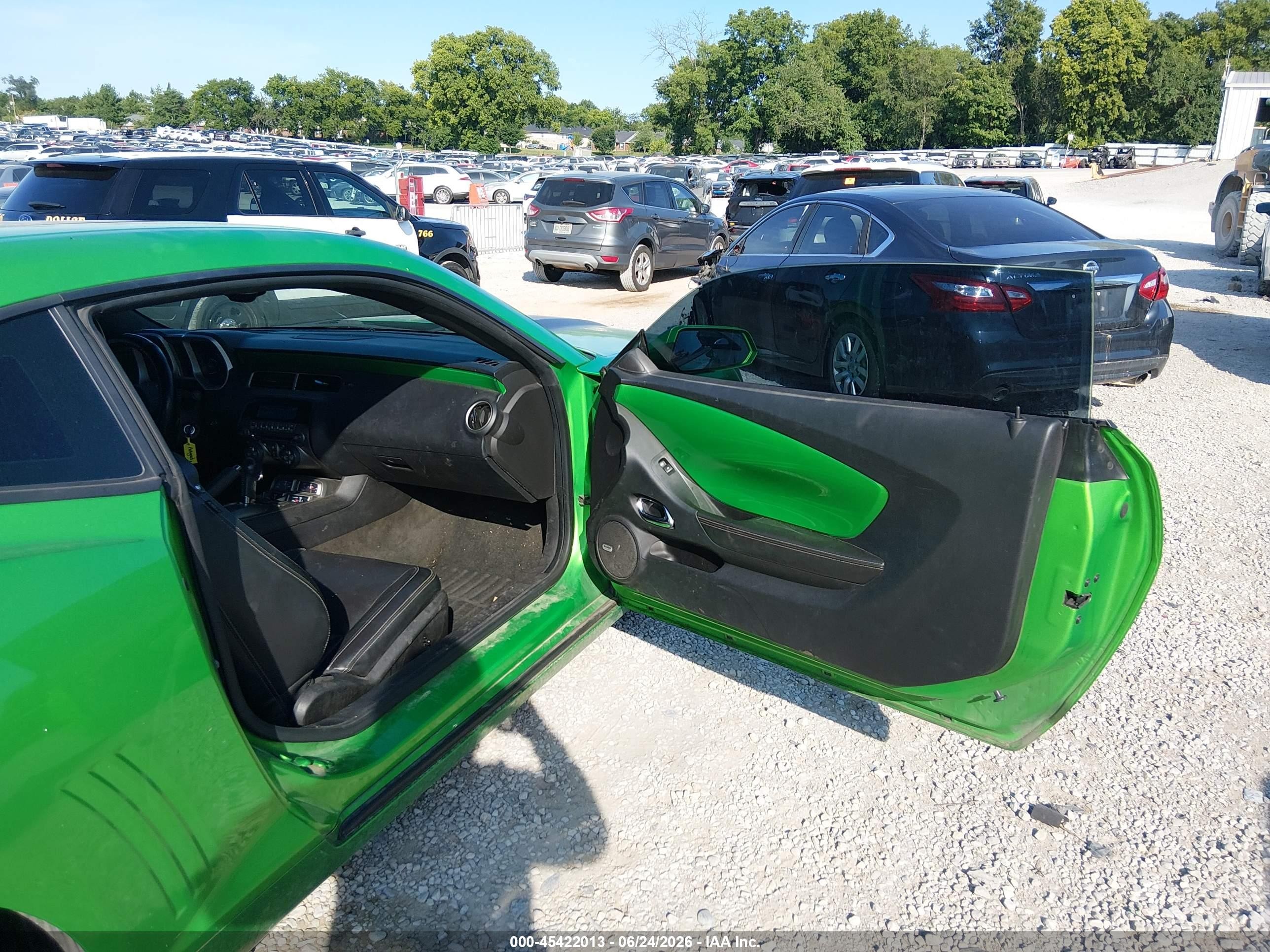 2011 Chevrolet Camaro 2lt Green vin: 2G1FC1ED3B9135722