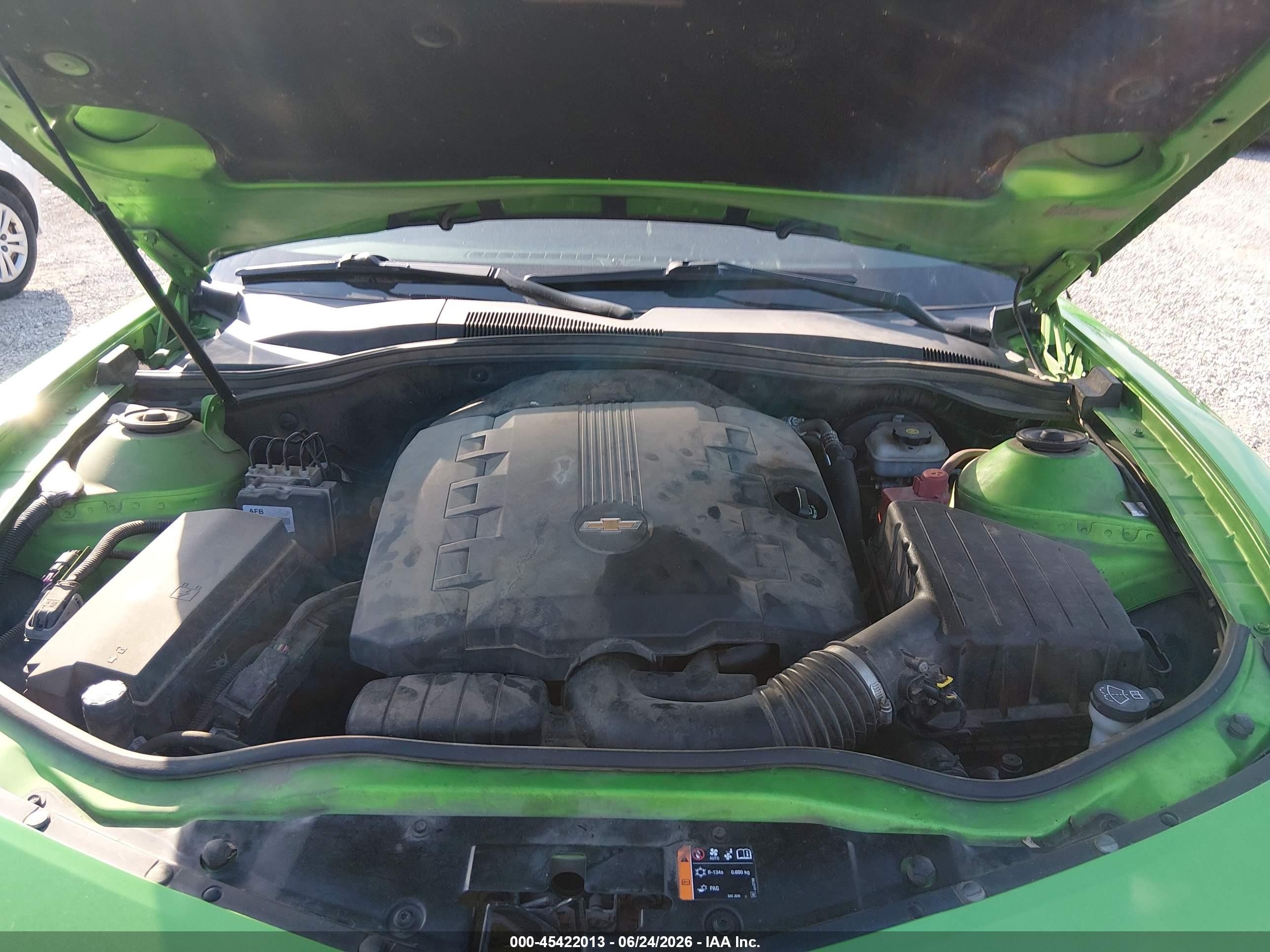 2011 Chevrolet Camaro 2lt Green vin: 2G1FC1ED3B9135722