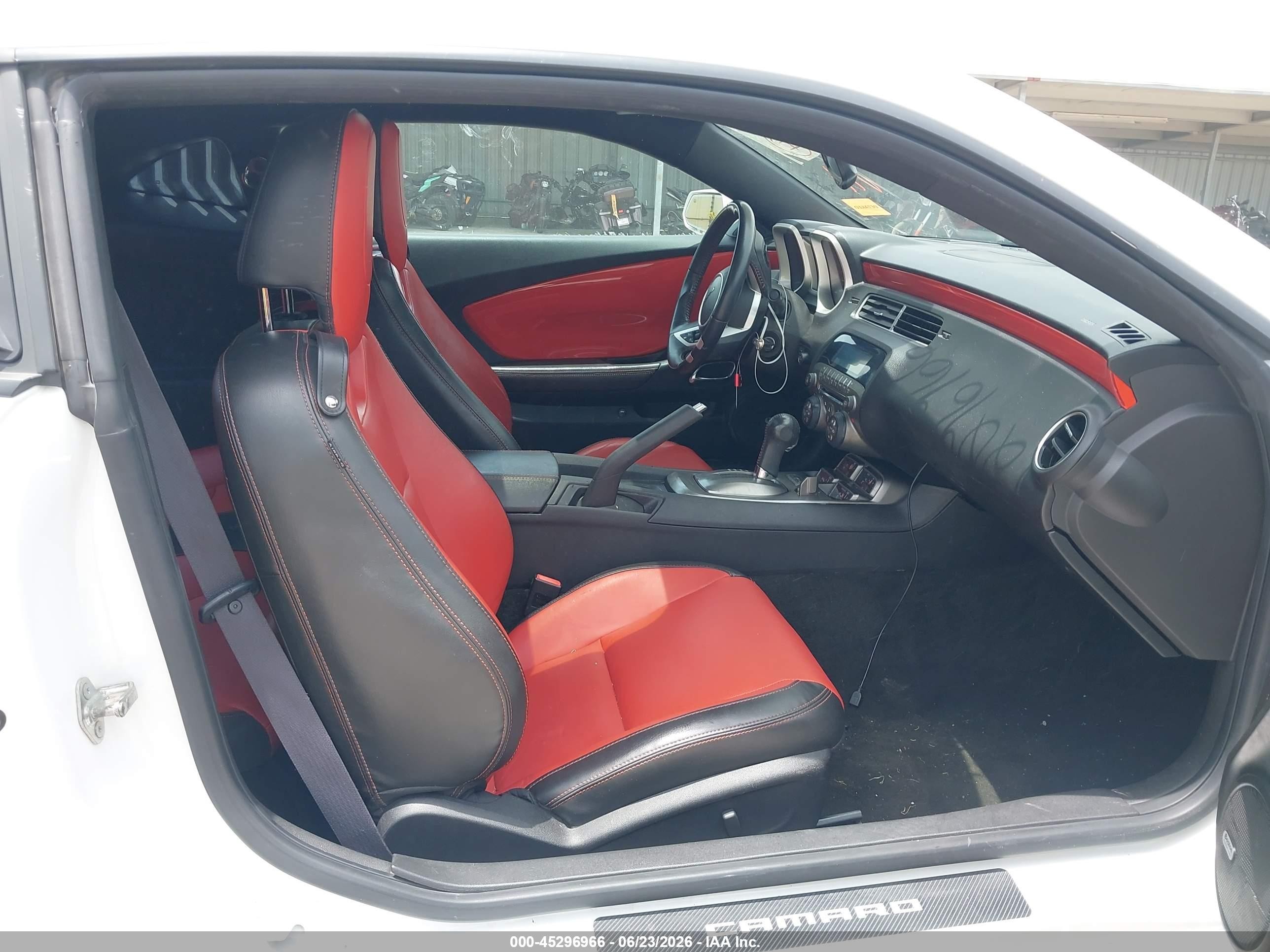 2011 Chevrolet Camaro 2lt White vin: 2G1FC1ED3B9192096