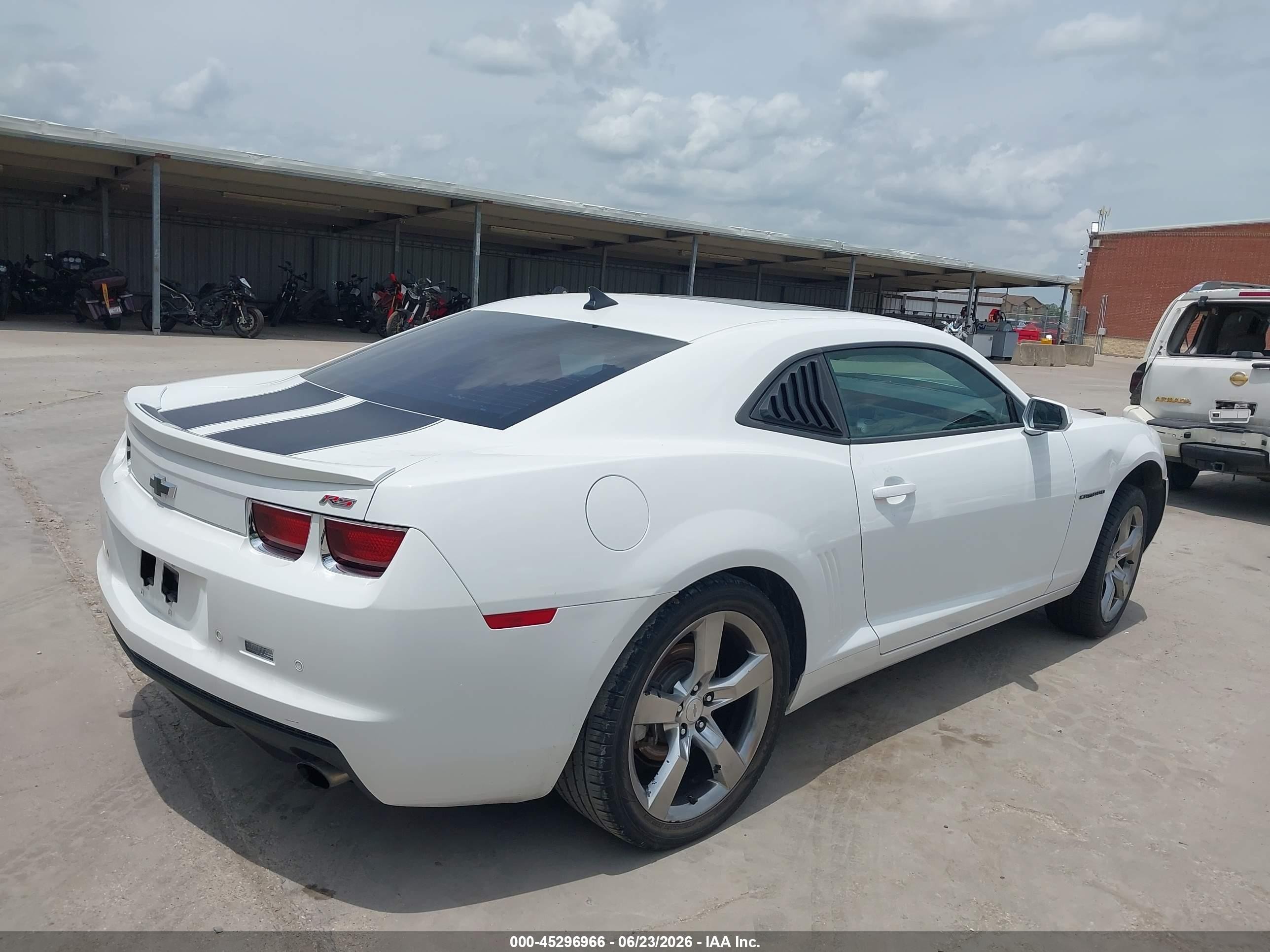 2011 Chevrolet Camaro 2lt White vin: 2G1FC1ED3B9192096