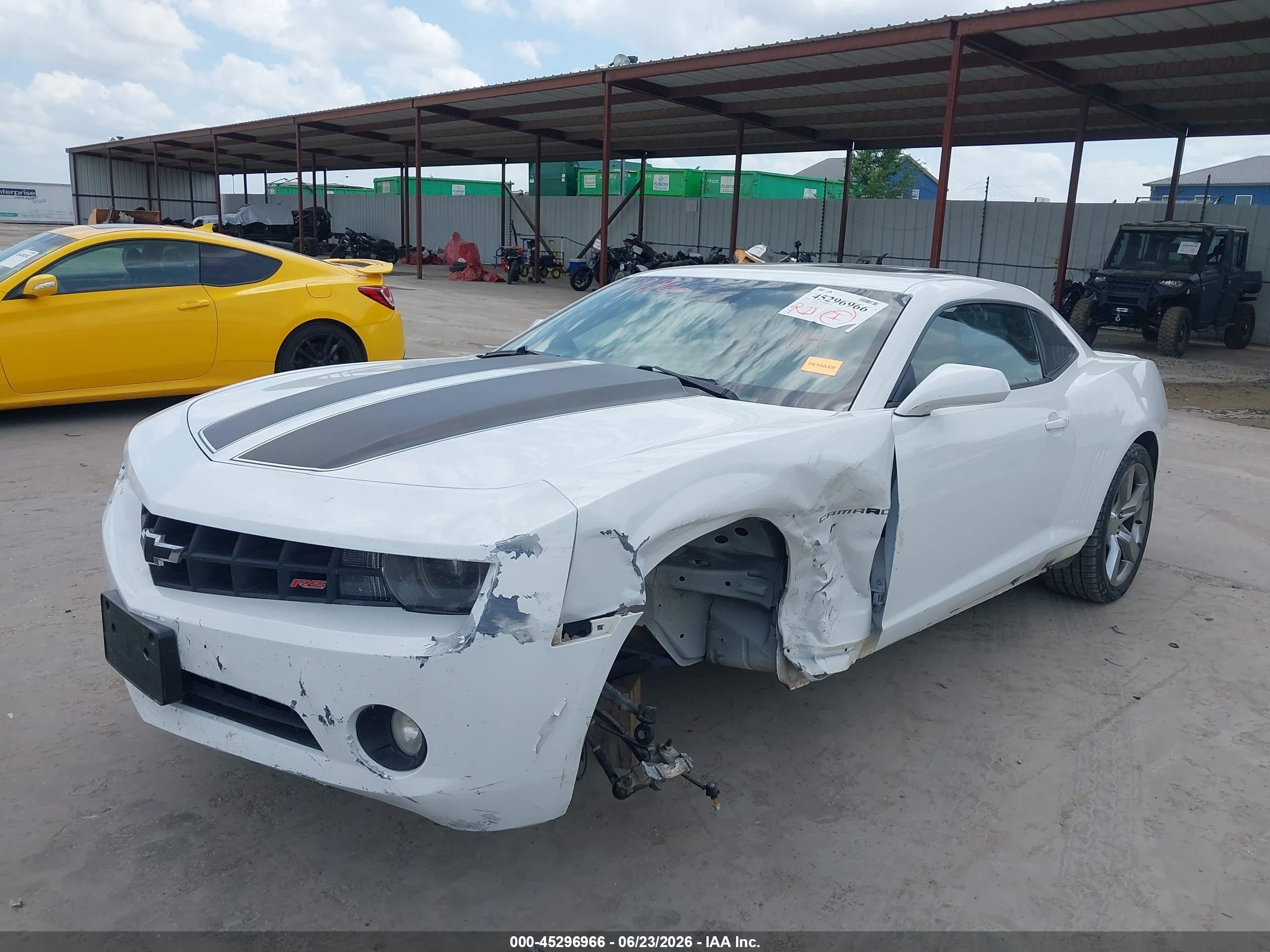 2011 Chevrolet Camaro 2lt White vin: 2G1FC1ED3B9192096