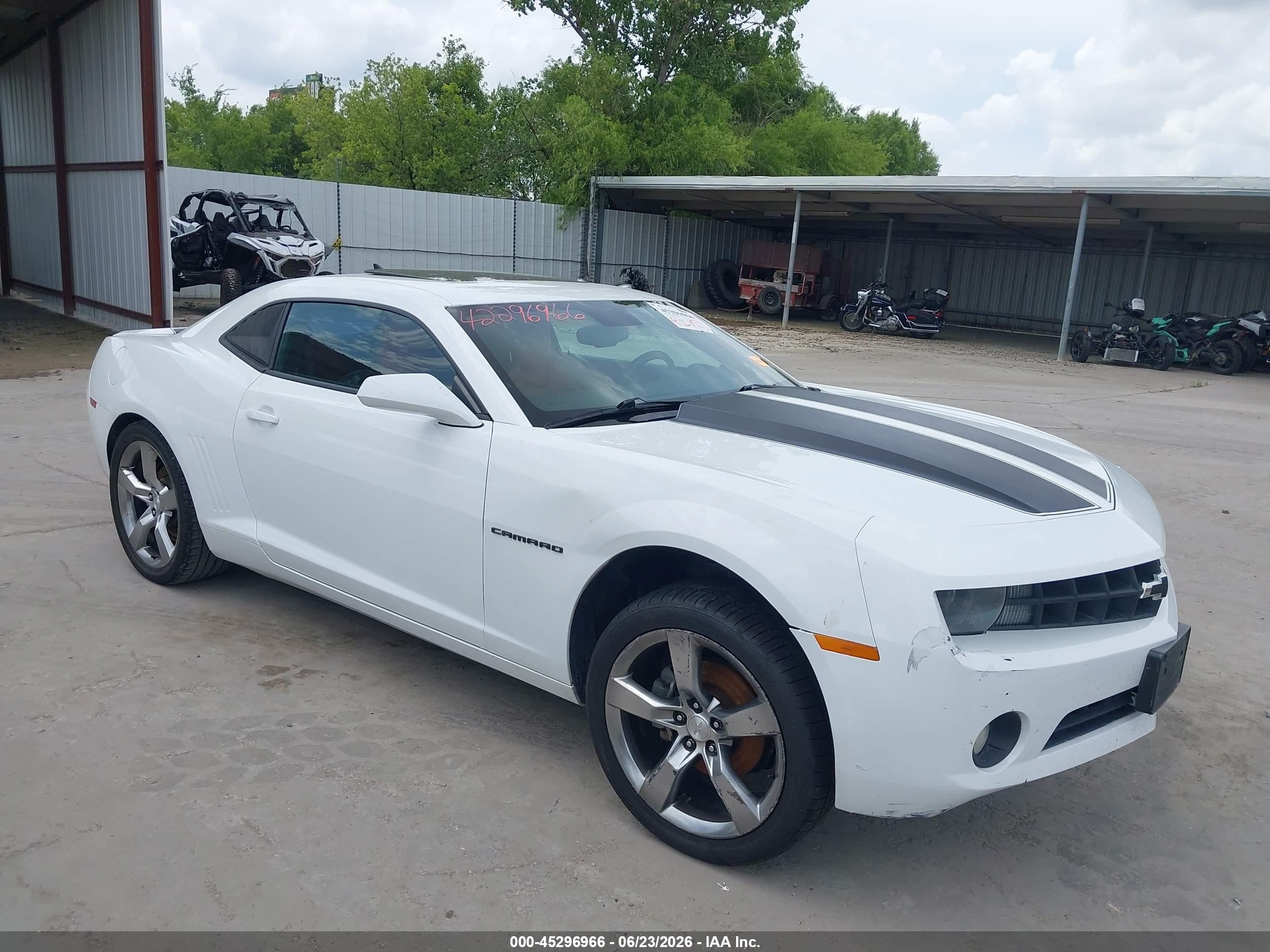 2011 Chevrolet Camaro 2lt White vin: 2G1FC1ED3B9192096