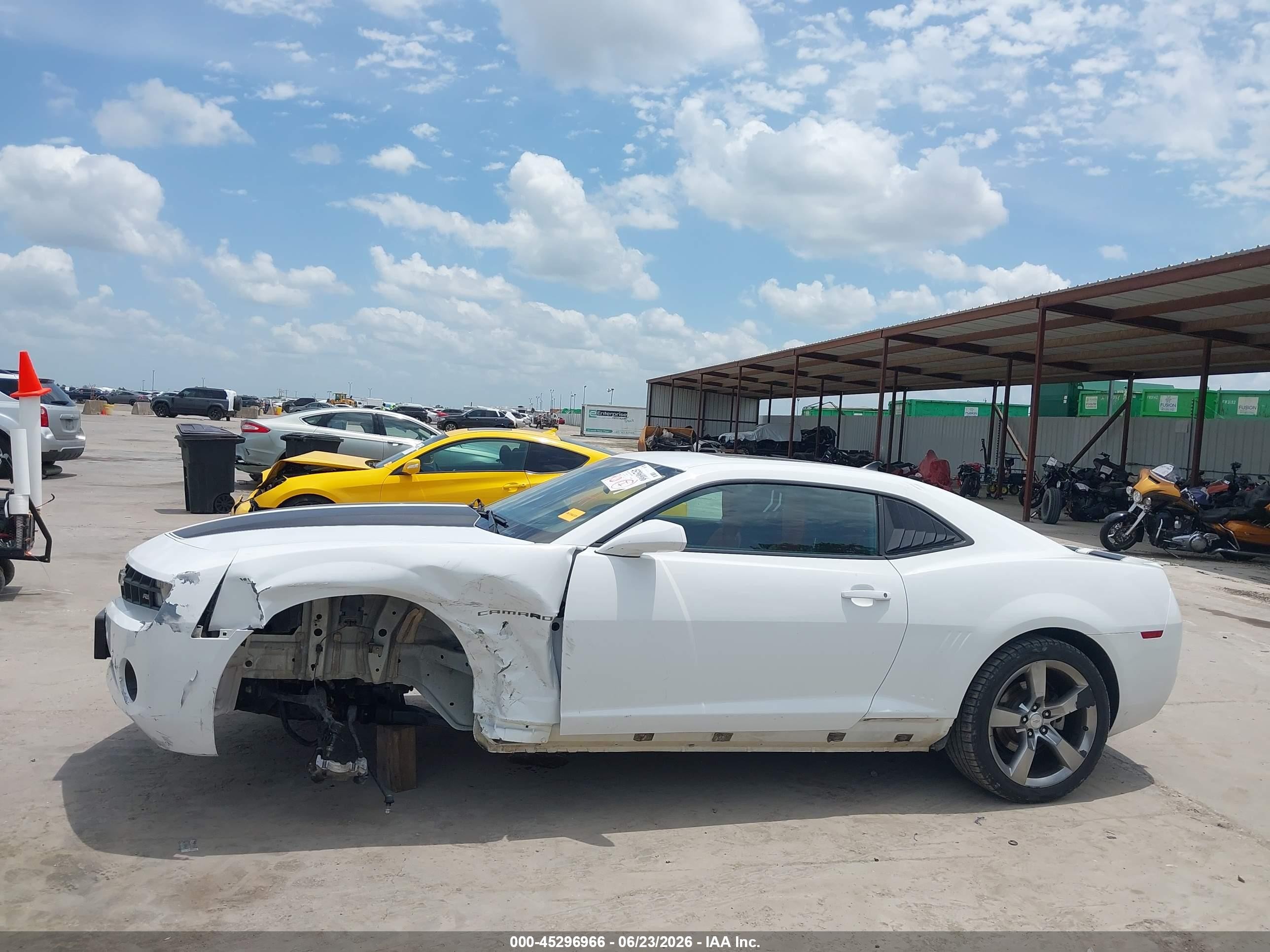 2011 Chevrolet Camaro 2lt White vin: 2G1FC1ED3B9192096