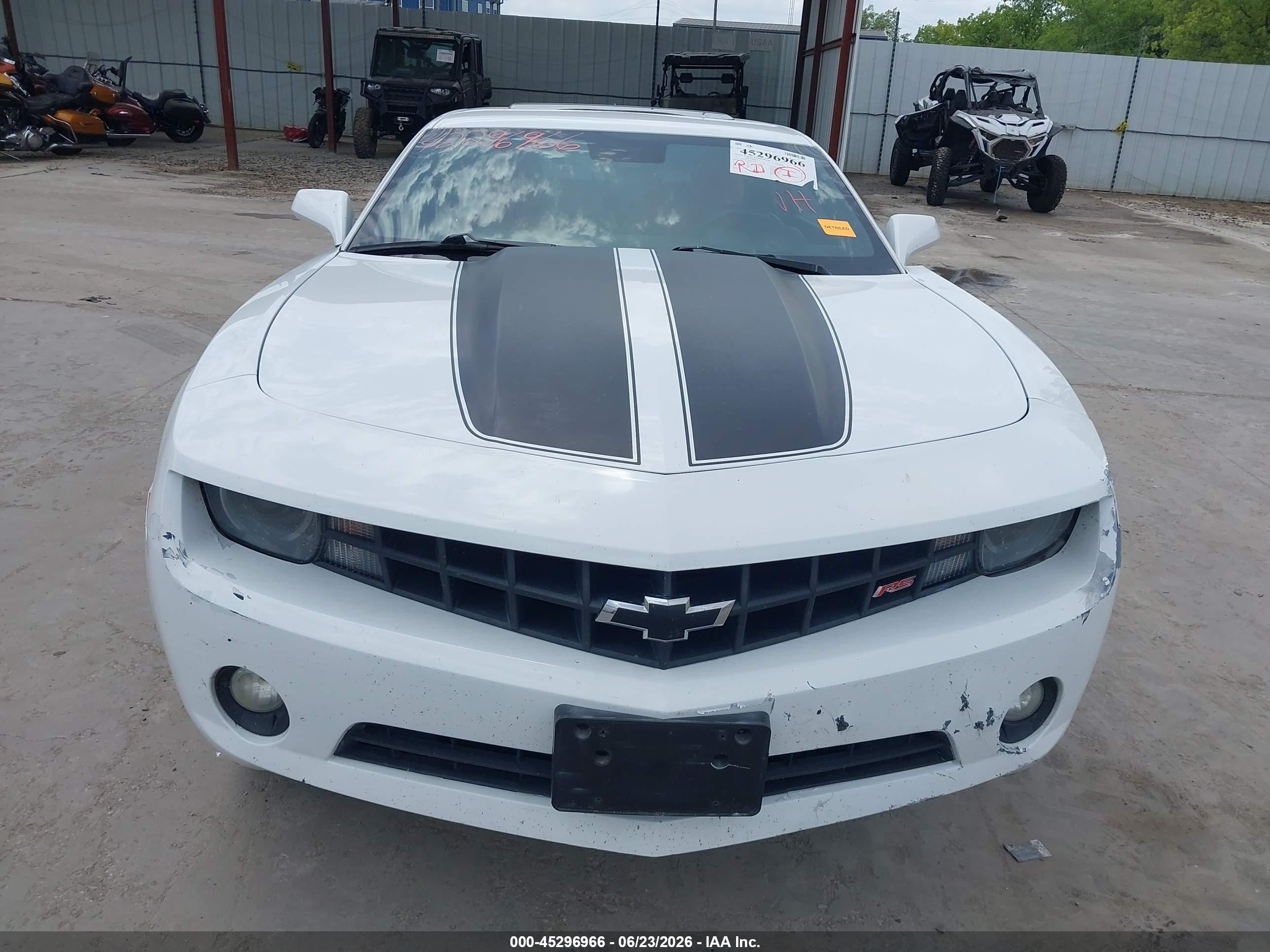2011 Chevrolet Camaro 2lt White vin: 2G1FC1ED3B9192096