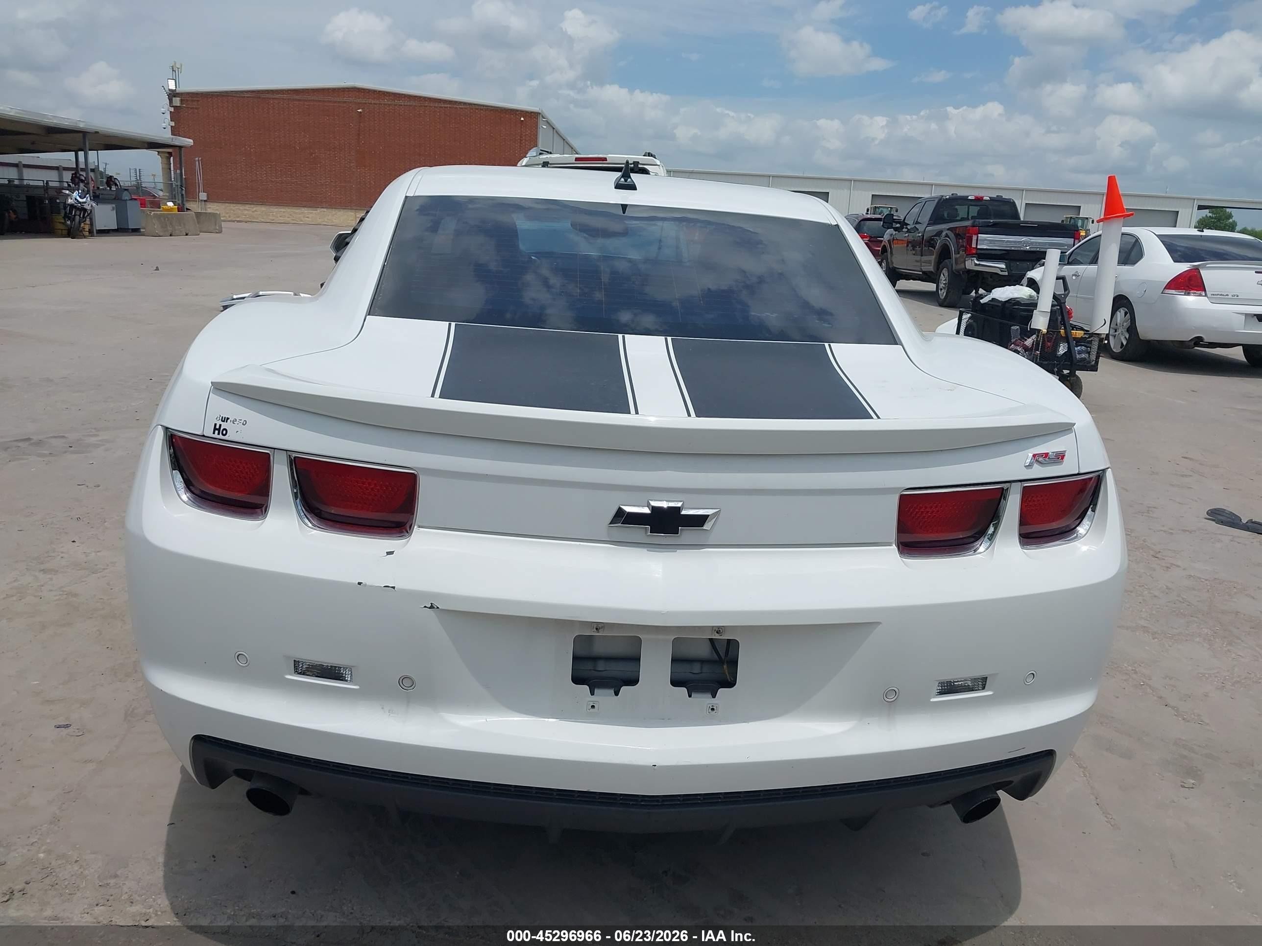 2011 Chevrolet Camaro 2lt White vin: 2G1FC1ED3B9192096