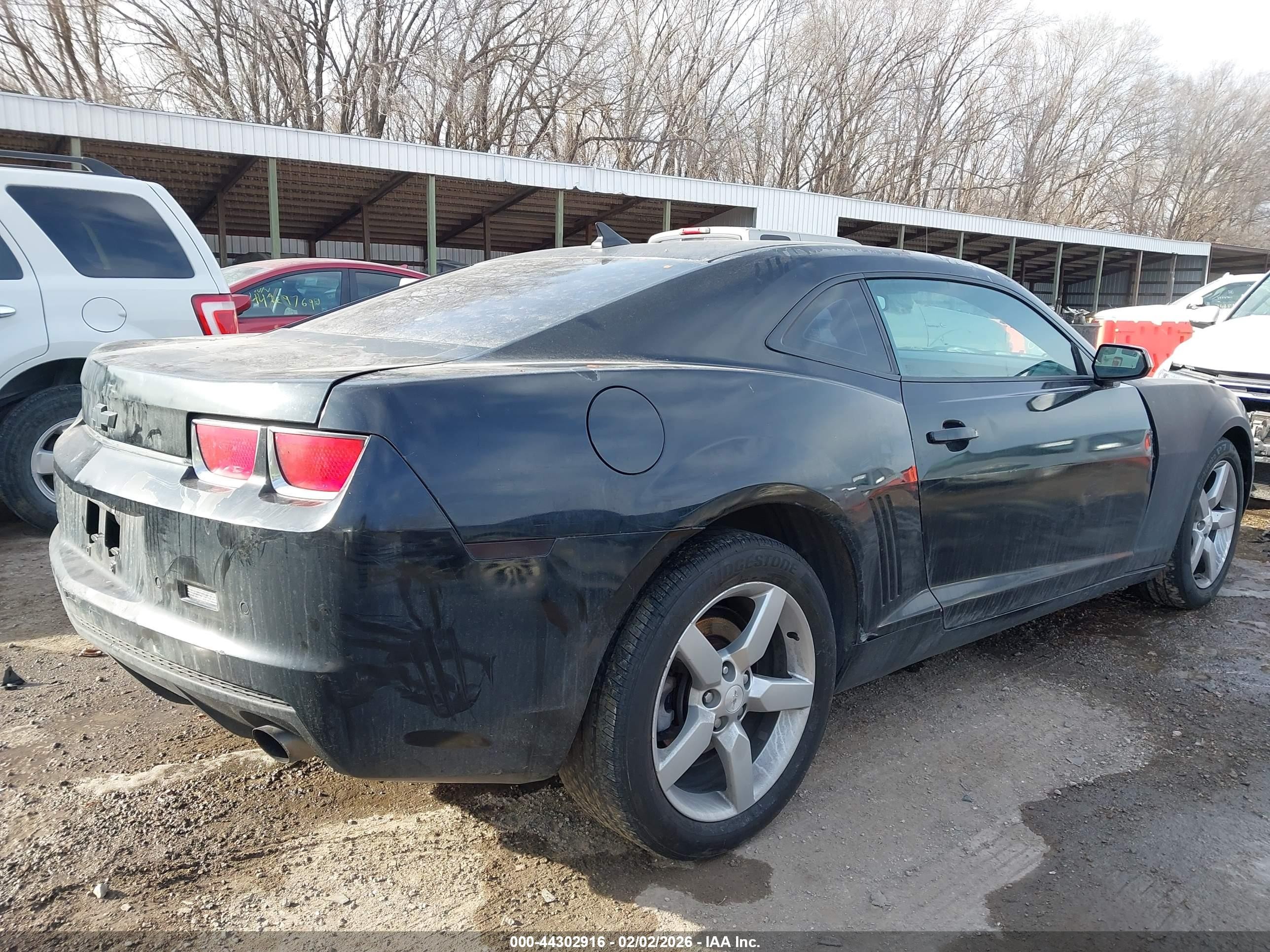 2011 Chevrolet Camaro 2lt Black vin: 2G1FC1ED4B9110537