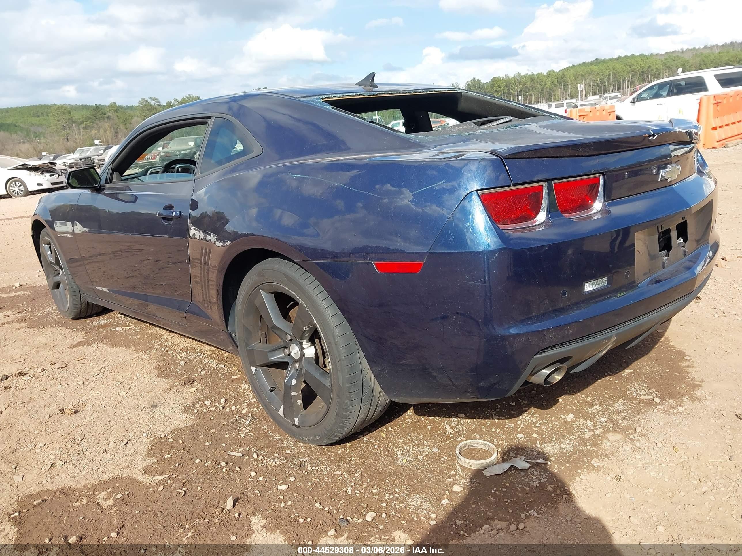 2011 Chevrolet Camaro 2lt Dark Blue vin: 2G1FC1ED4B9120582