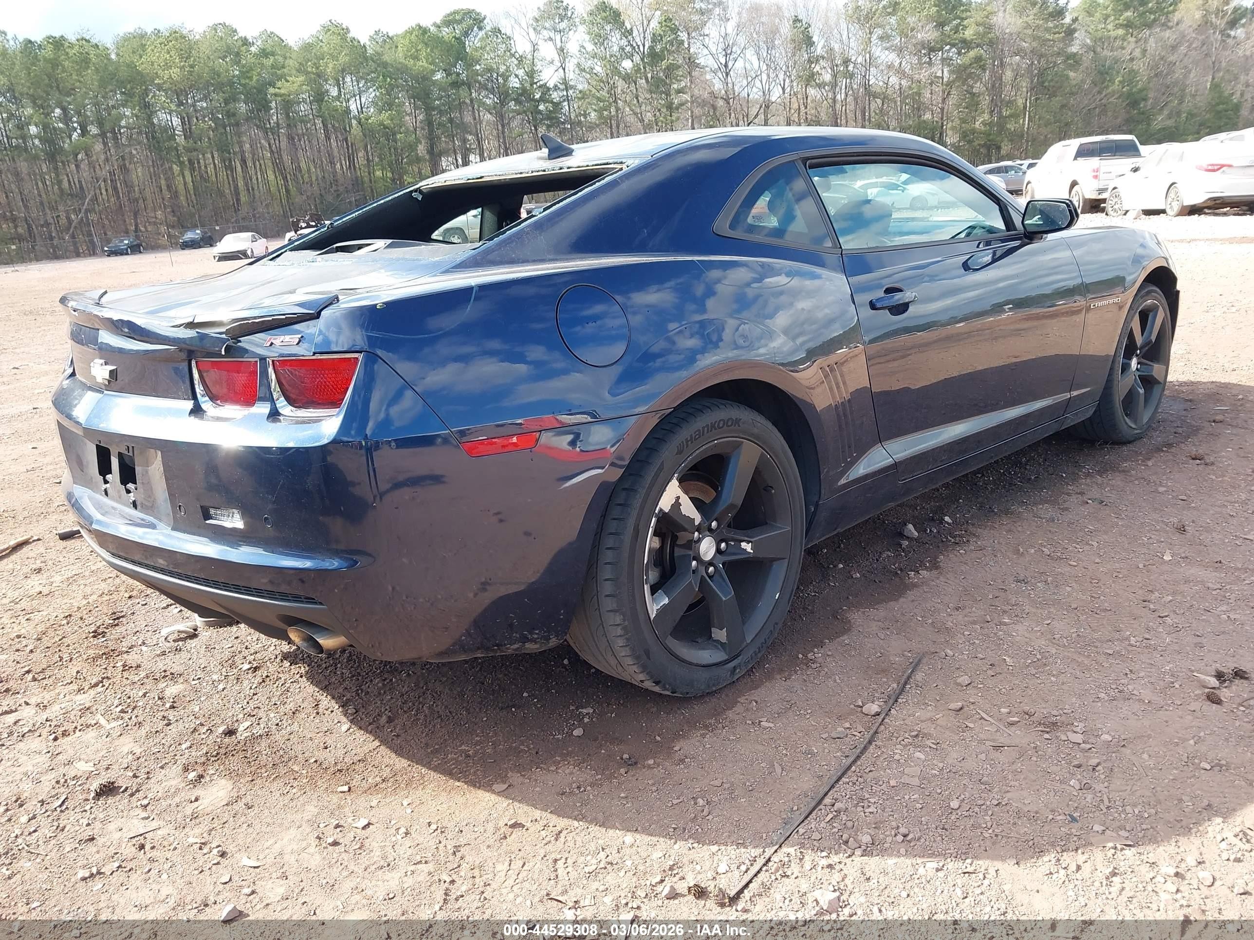 2011 Chevrolet Camaro 2lt Dark Blue vin: 2G1FC1ED4B9120582
