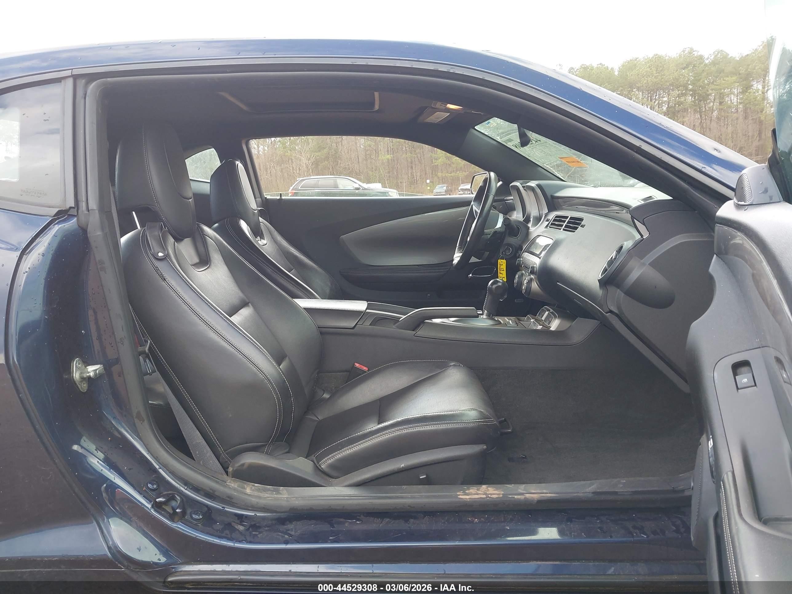 2011 Chevrolet Camaro 2lt Dark Blue vin: 2G1FC1ED4B9120582