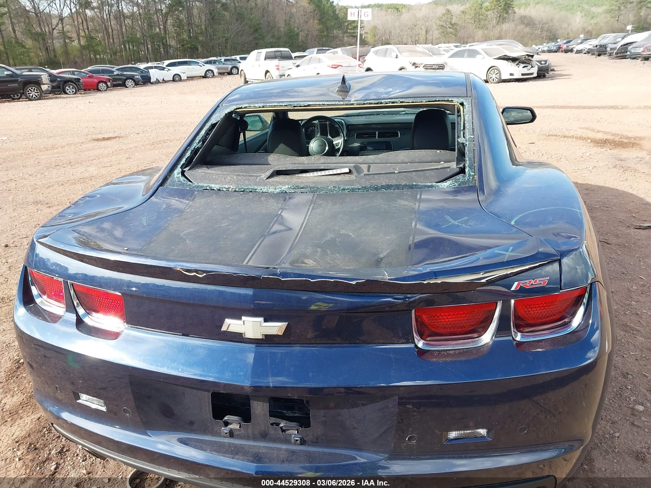 2011 Chevrolet Camaro 2lt Dark Blue vin: 2G1FC1ED4B9120582