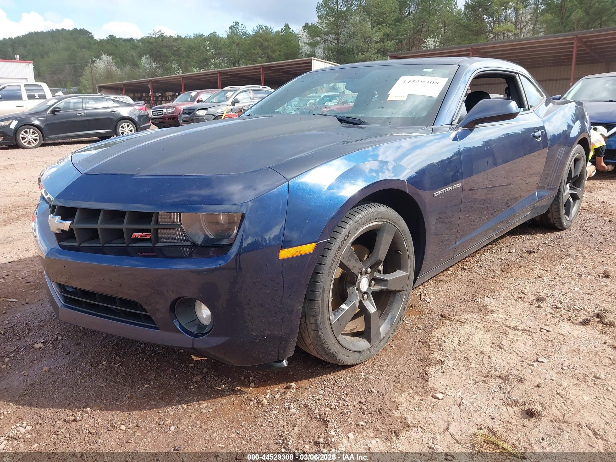 2011 Chevrolet Camaro 2lt Dark Blue vin: 2G1FC1ED4B9120582