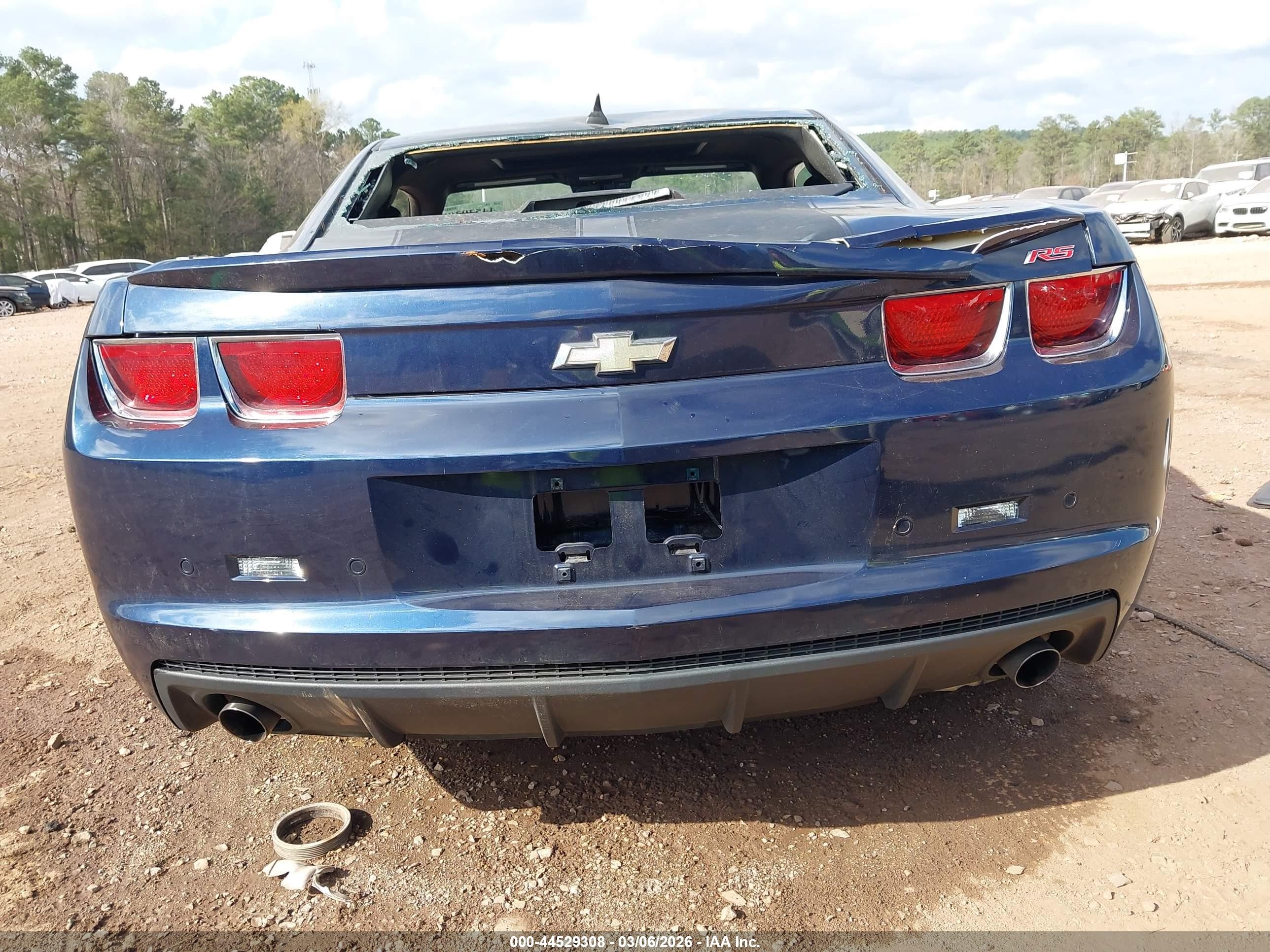 2011 Chevrolet Camaro 2lt Dark Blue vin: 2G1FC1ED4B9120582