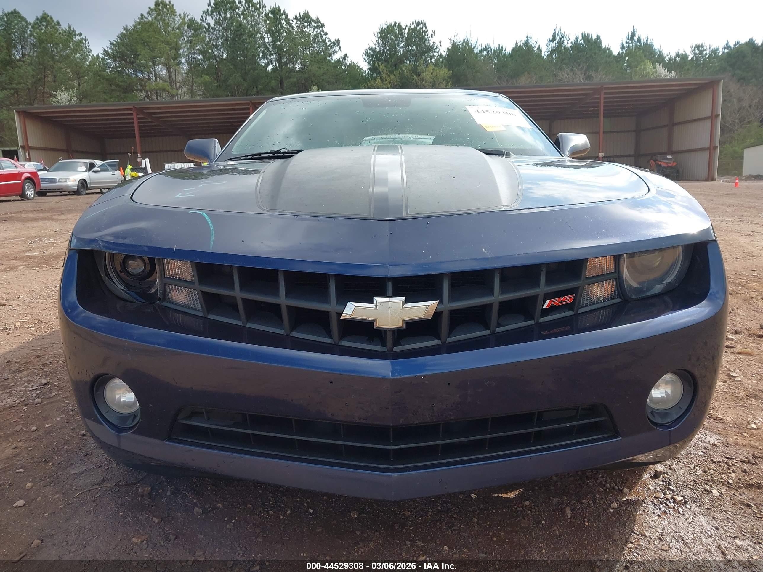 2011 Chevrolet Camaro 2lt Dark Blue vin: 2G1FC1ED4B9120582