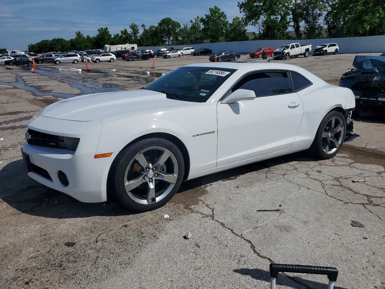 2011 Chevrolet Camaro Lt White vin: 2G1FC1ED4B9155638