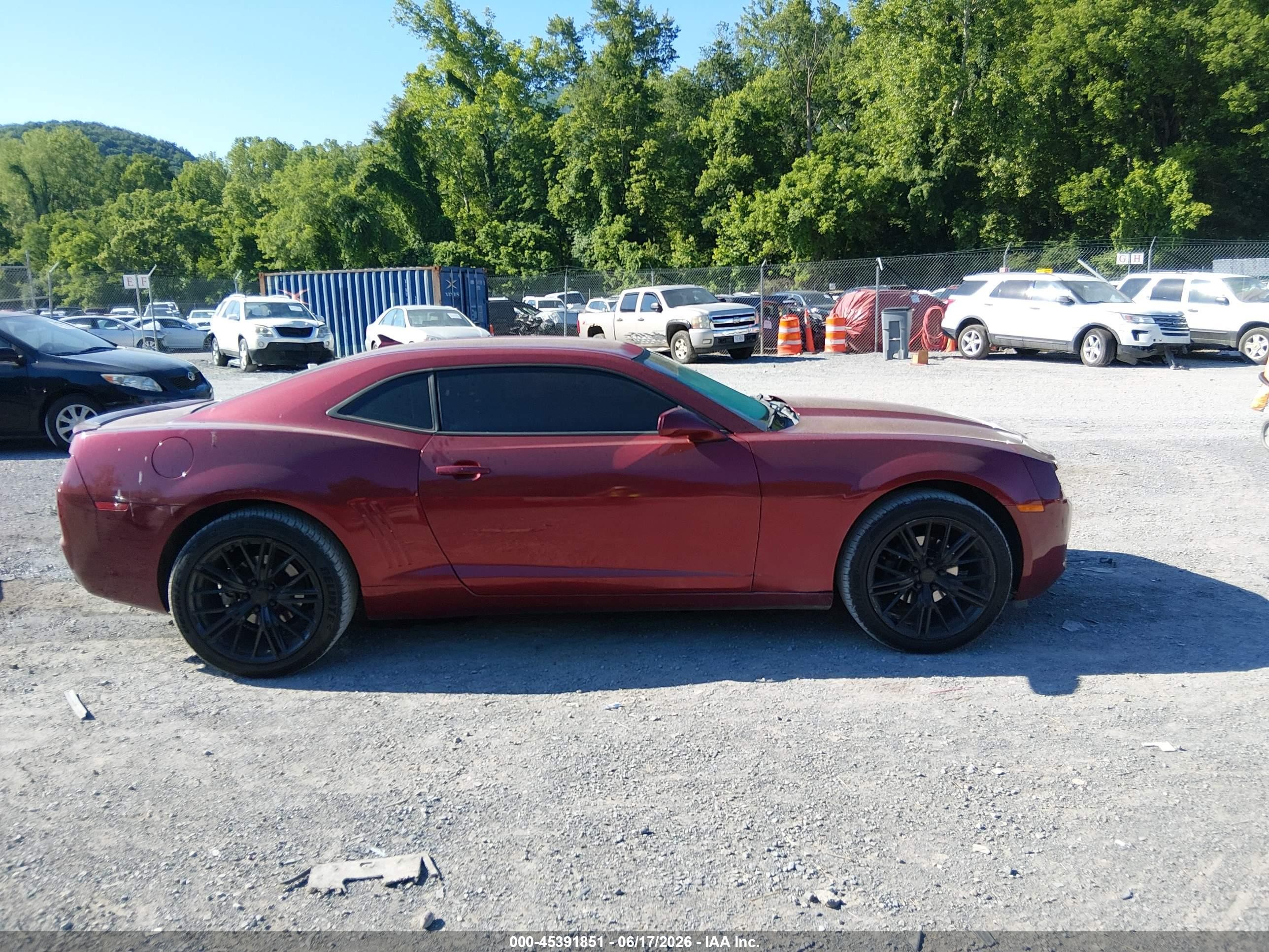 2011 Chevrolet Camaro 2lt Red vin: 2G1FC1ED5B9109252
