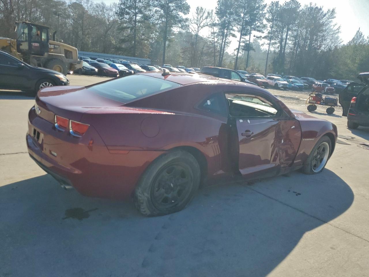 2011 Chevrolet Camaro Lt Maroon vin: 2G1FC1ED6B9116226