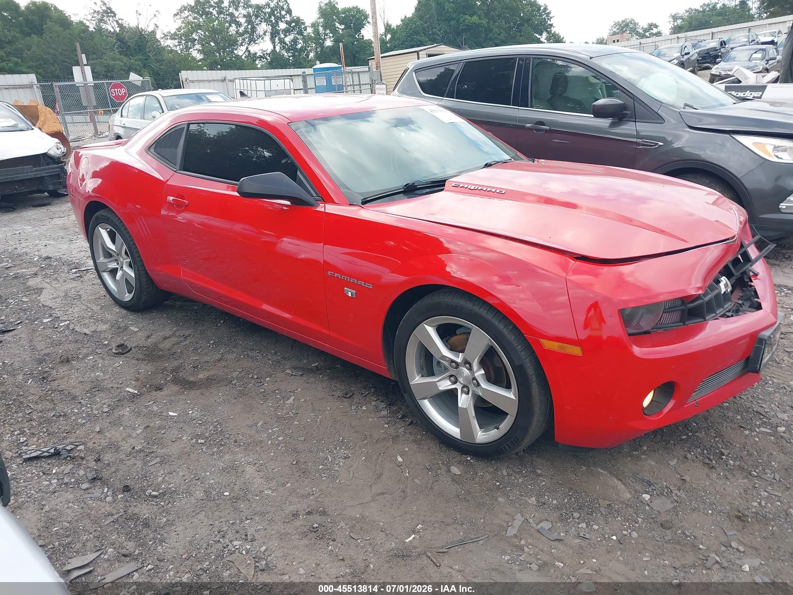2011 Chevrolet Camaro 2lt Red vin: 2G1FC1ED6B9116548