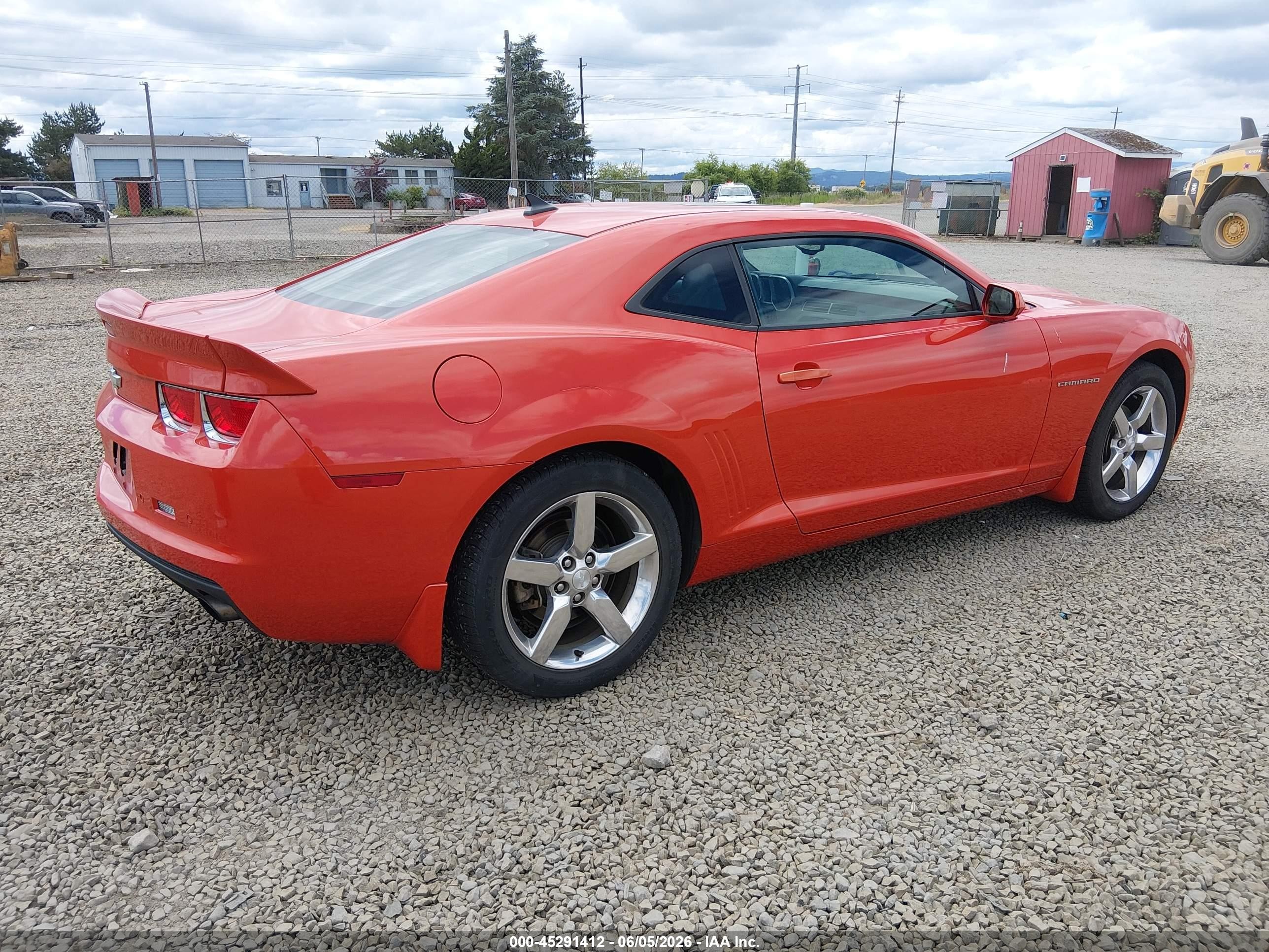 2011 Chevrolet Camaro 2lt Orange vin: 2G1FC1ED6B9121863