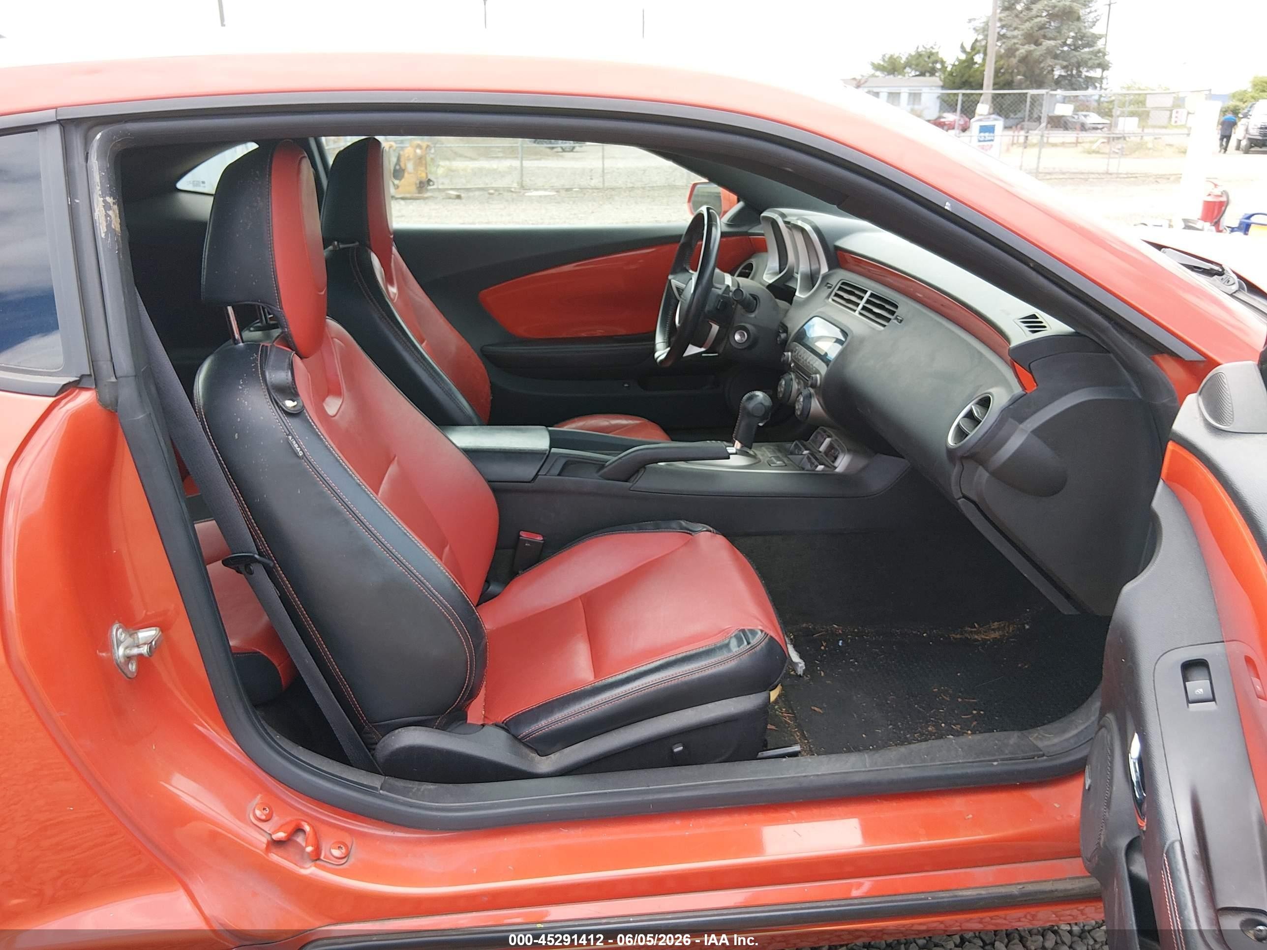 2011 Chevrolet Camaro 2lt Orange vin: 2G1FC1ED6B9121863