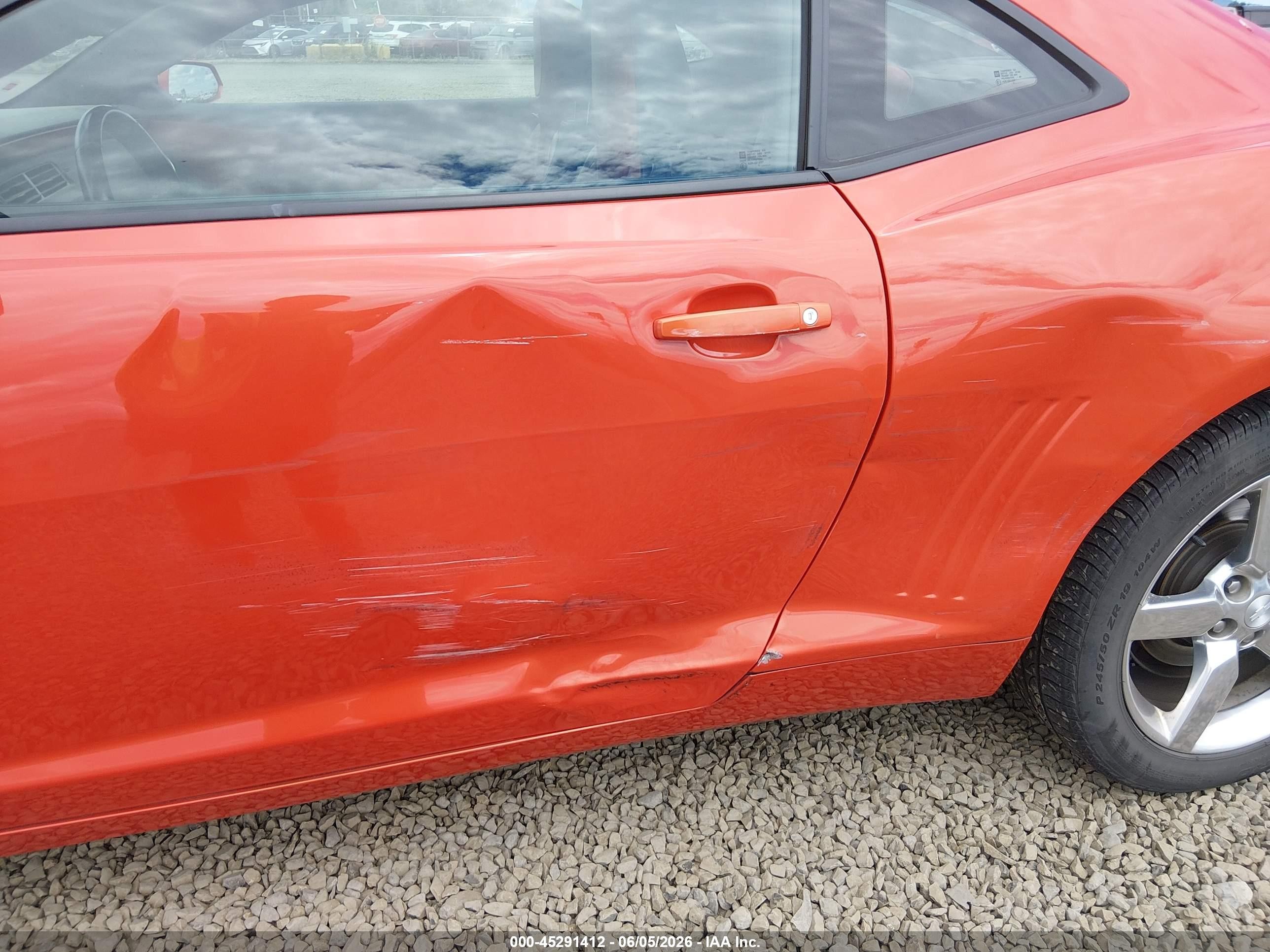 2011 Chevrolet Camaro 2lt Orange vin: 2G1FC1ED6B9121863