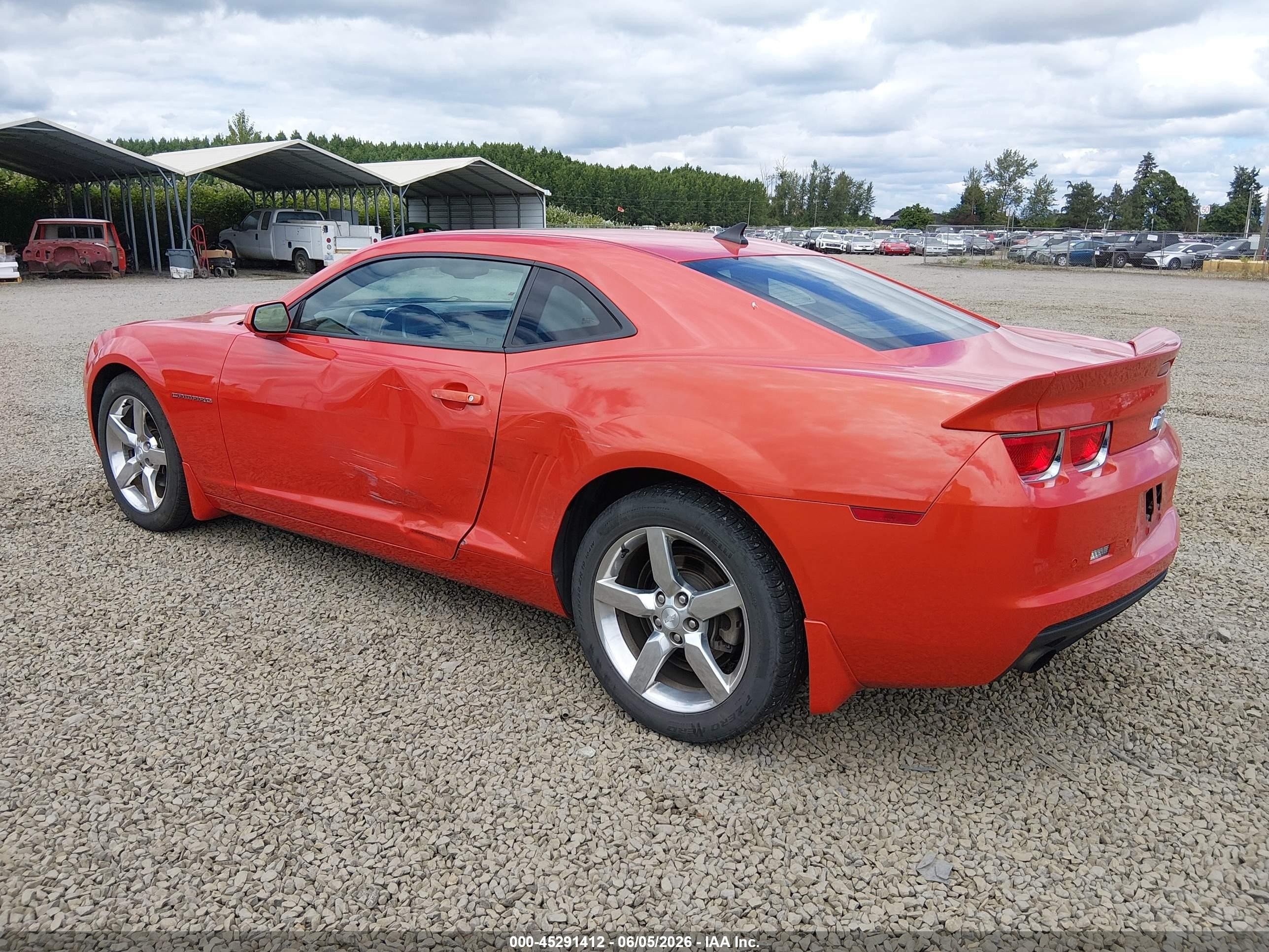 2011 Chevrolet Camaro 2lt Orange vin: 2G1FC1ED6B9121863