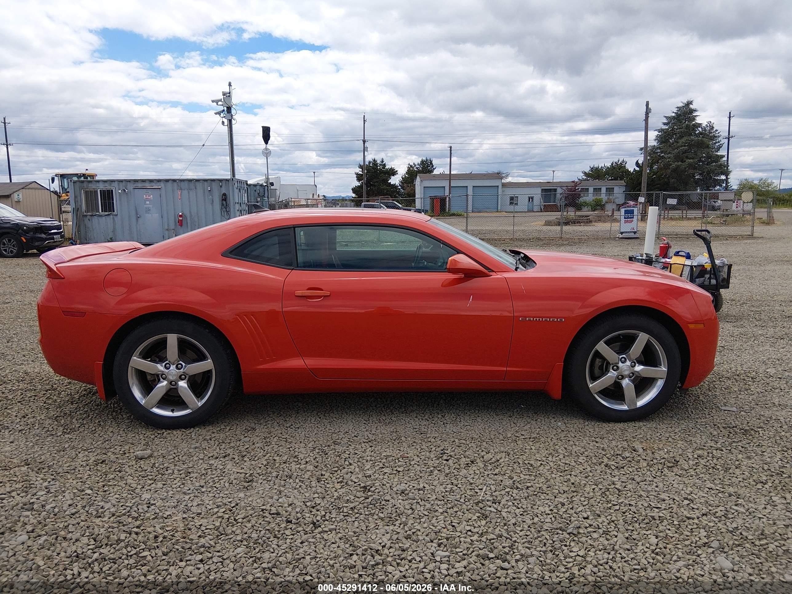 2011 Chevrolet Camaro 2lt Orange vin: 2G1FC1ED6B9121863