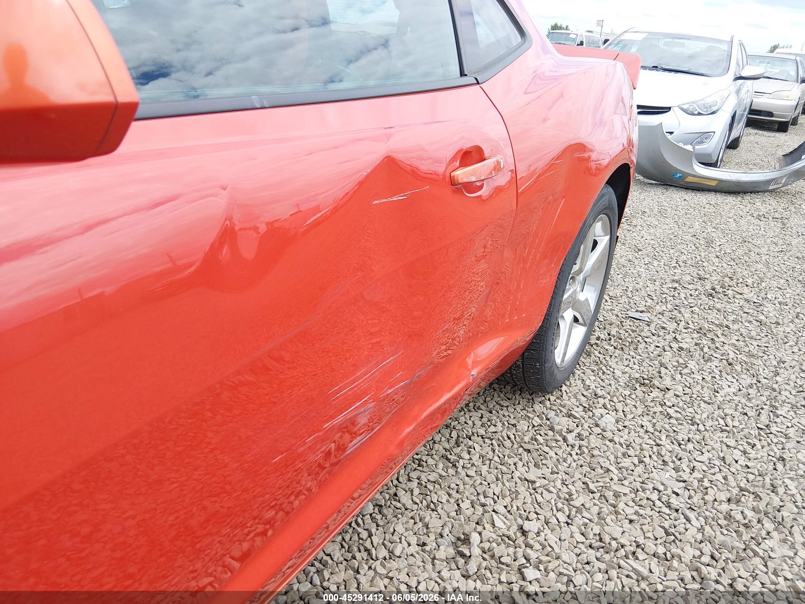 2011 Chevrolet Camaro 2lt Orange vin: 2G1FC1ED6B9121863
