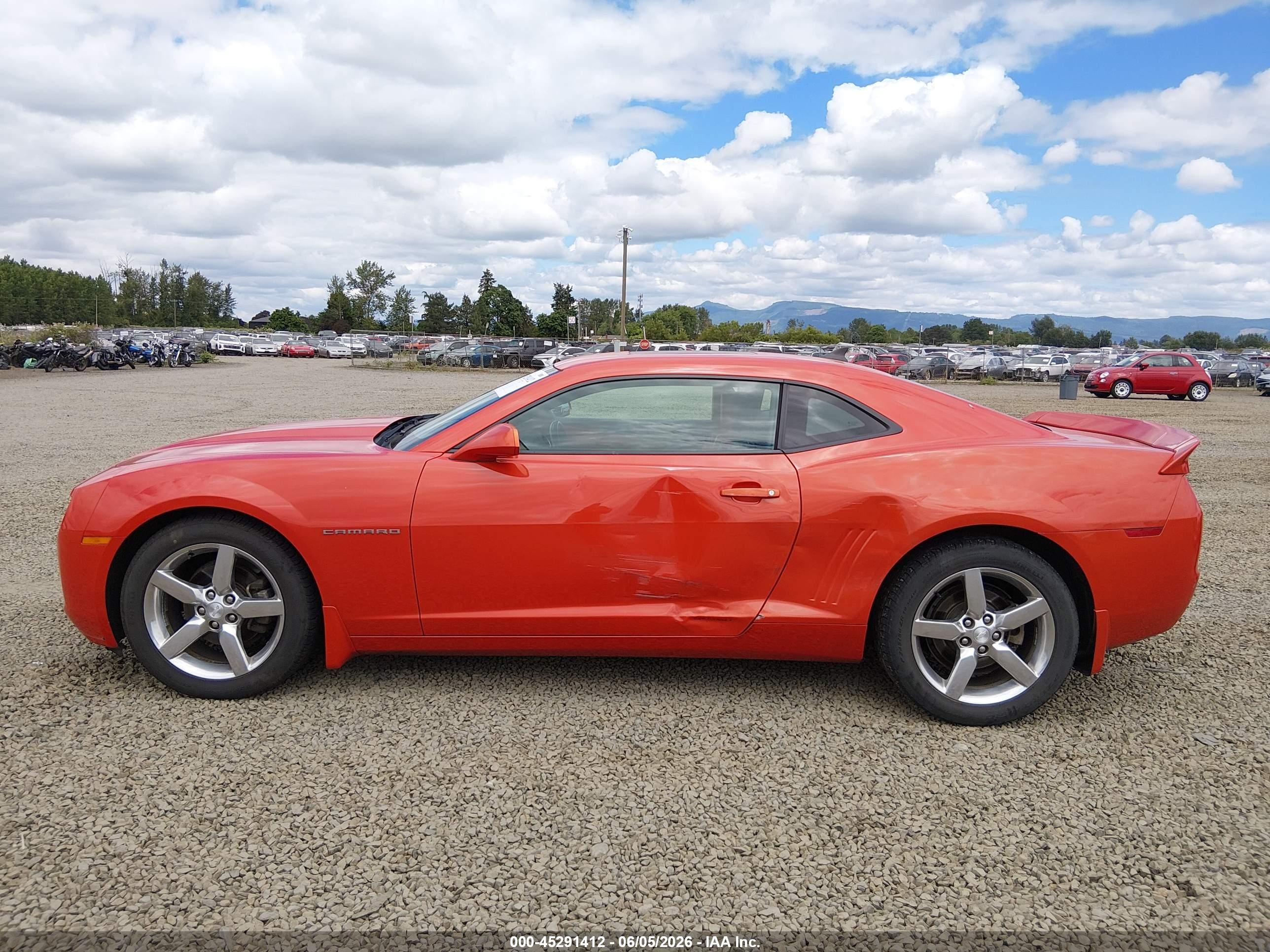 2011 Chevrolet Camaro 2lt Orange vin: 2G1FC1ED6B9121863