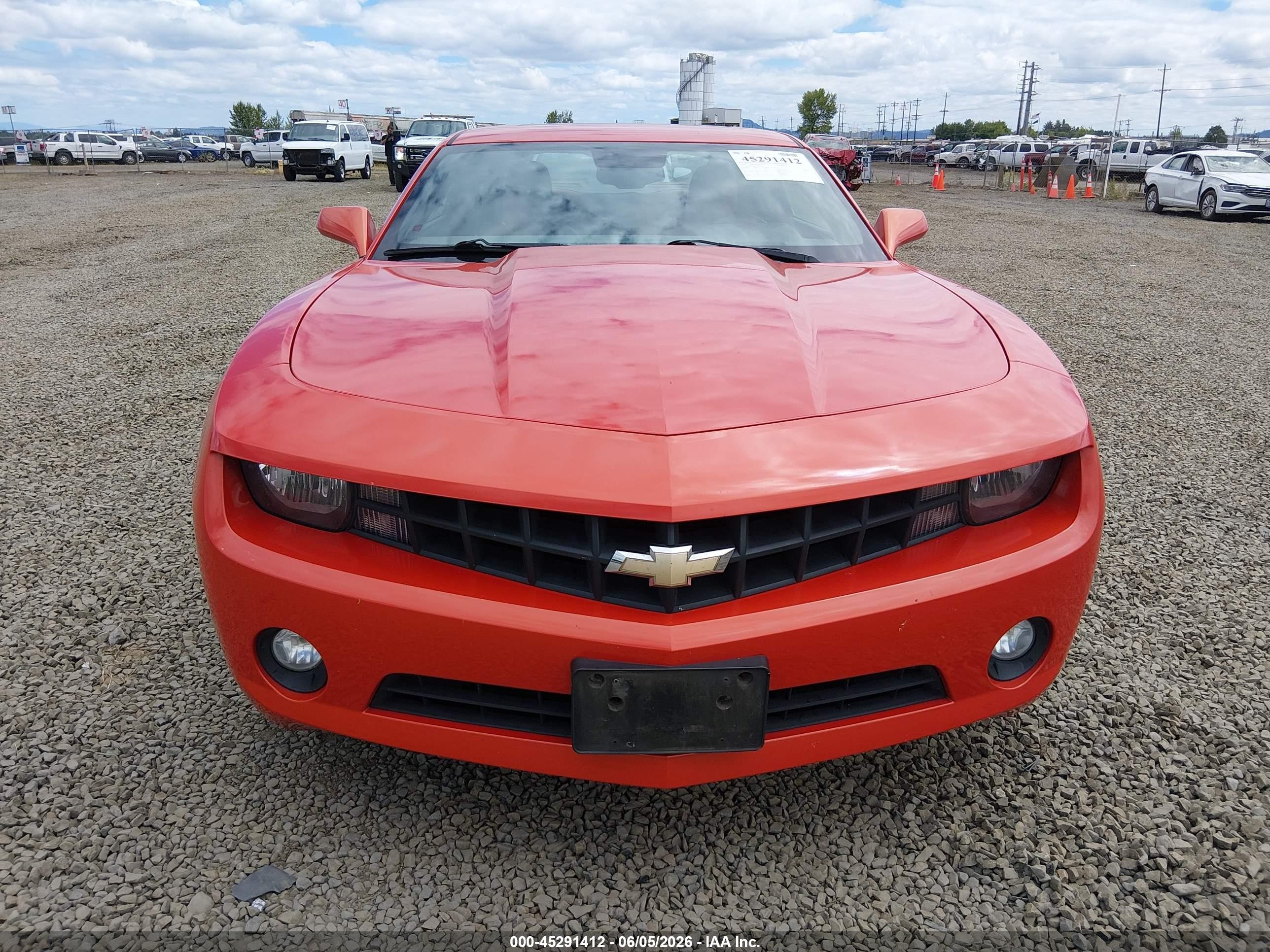 2011 Chevrolet Camaro 2lt Orange vin: 2G1FC1ED6B9121863