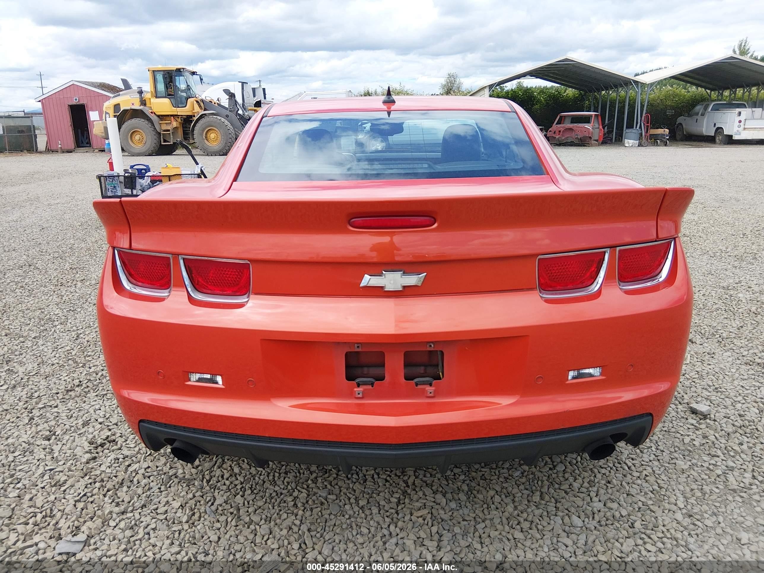2011 Chevrolet Camaro 2lt Orange vin: 2G1FC1ED6B9121863