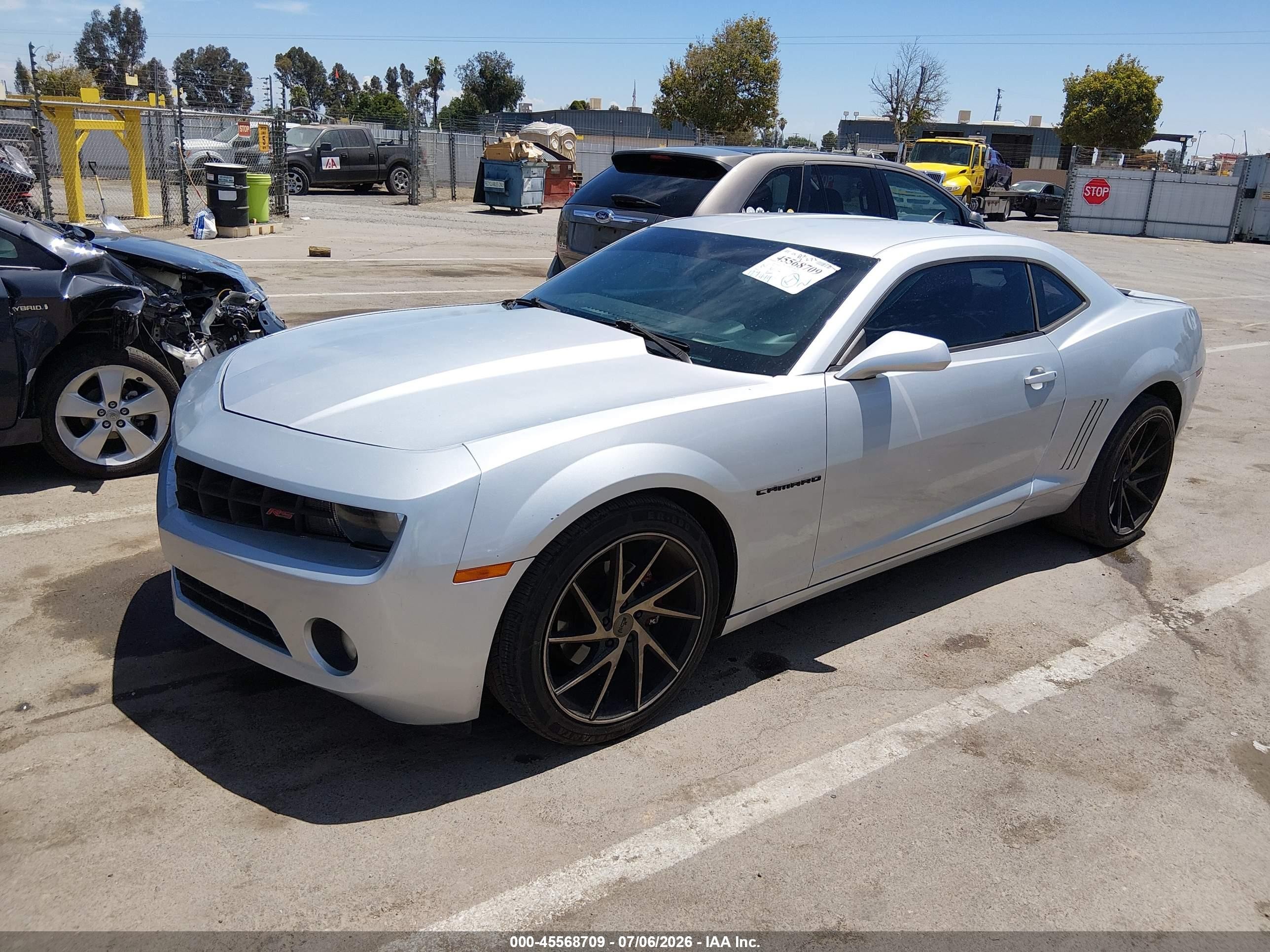 2011 Chevrolet Camaro 2lt Silver vin: 2G1FC1ED6B9128926