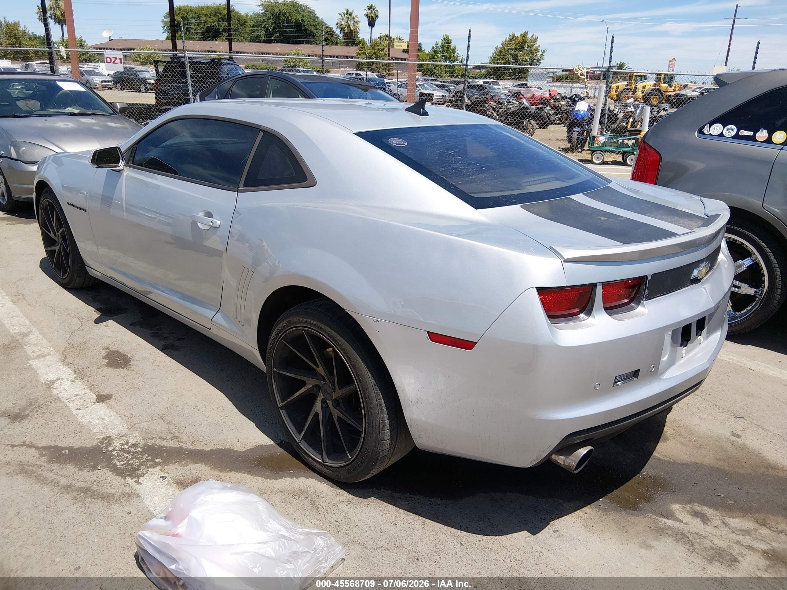 2011 Chevrolet Camaro 2lt Silver vin: 2G1FC1ED6B9128926