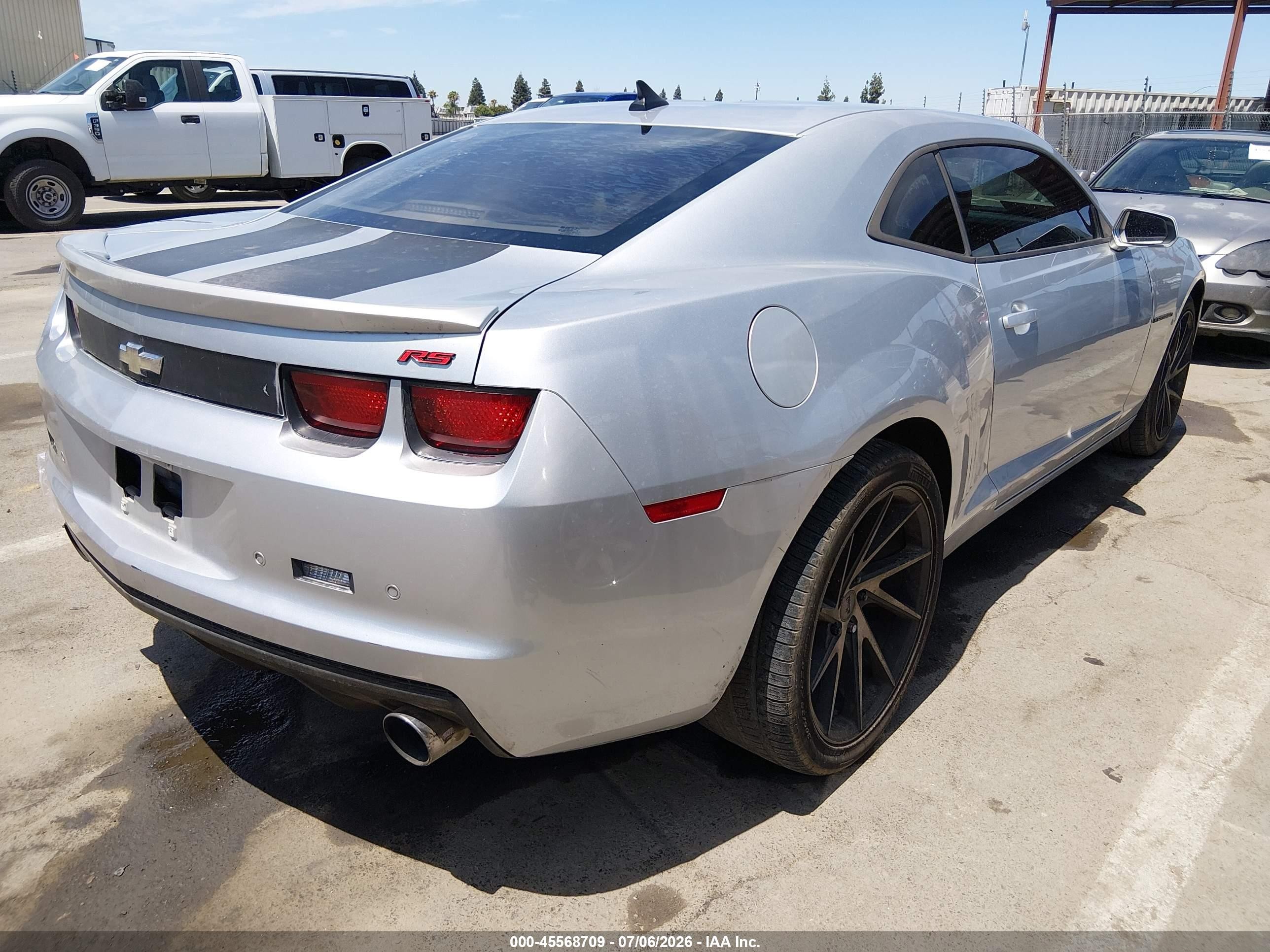 2011 Chevrolet Camaro 2lt Silver vin: 2G1FC1ED6B9128926