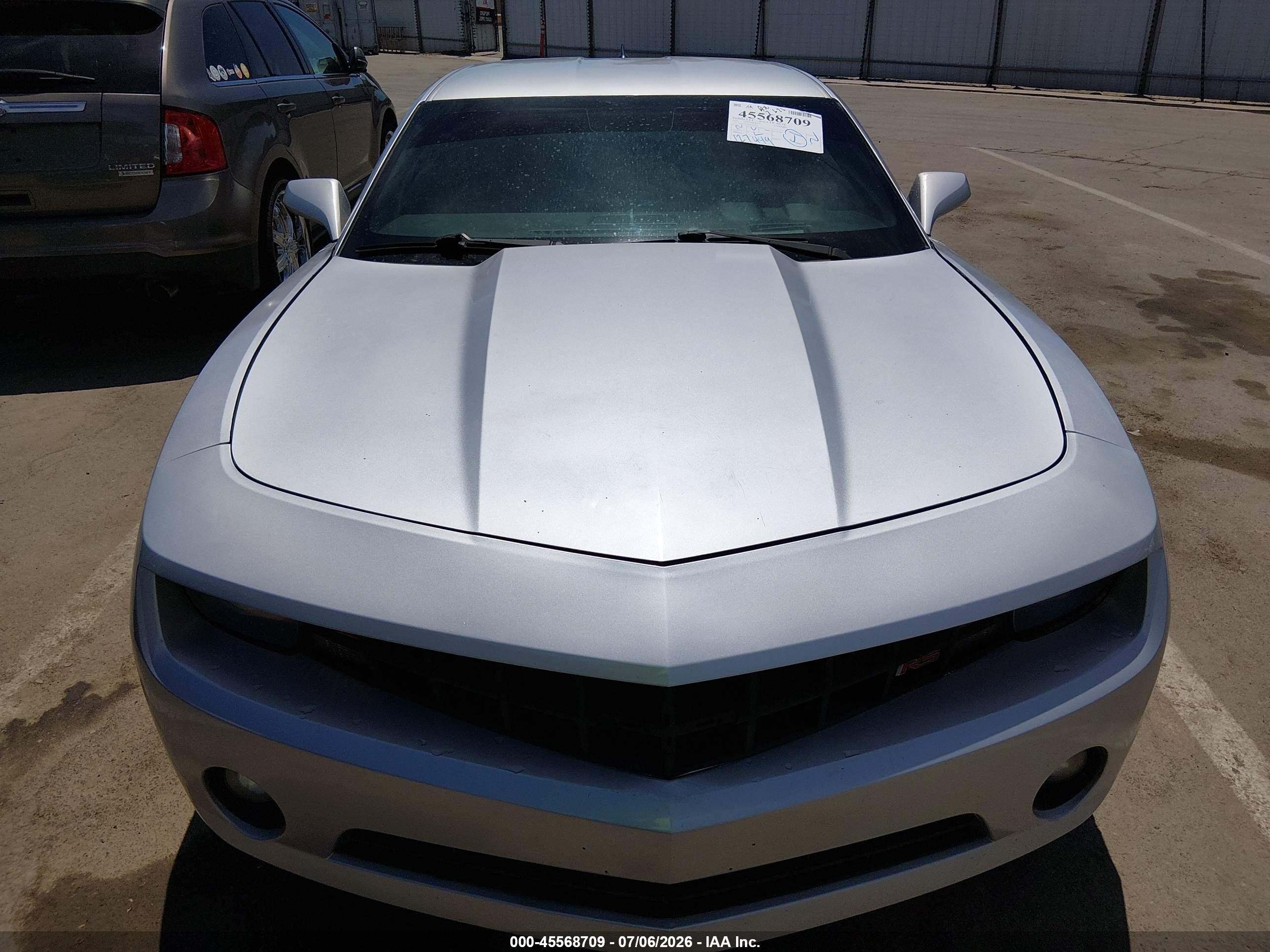 2011 Chevrolet Camaro 2lt Silver vin: 2G1FC1ED6B9128926