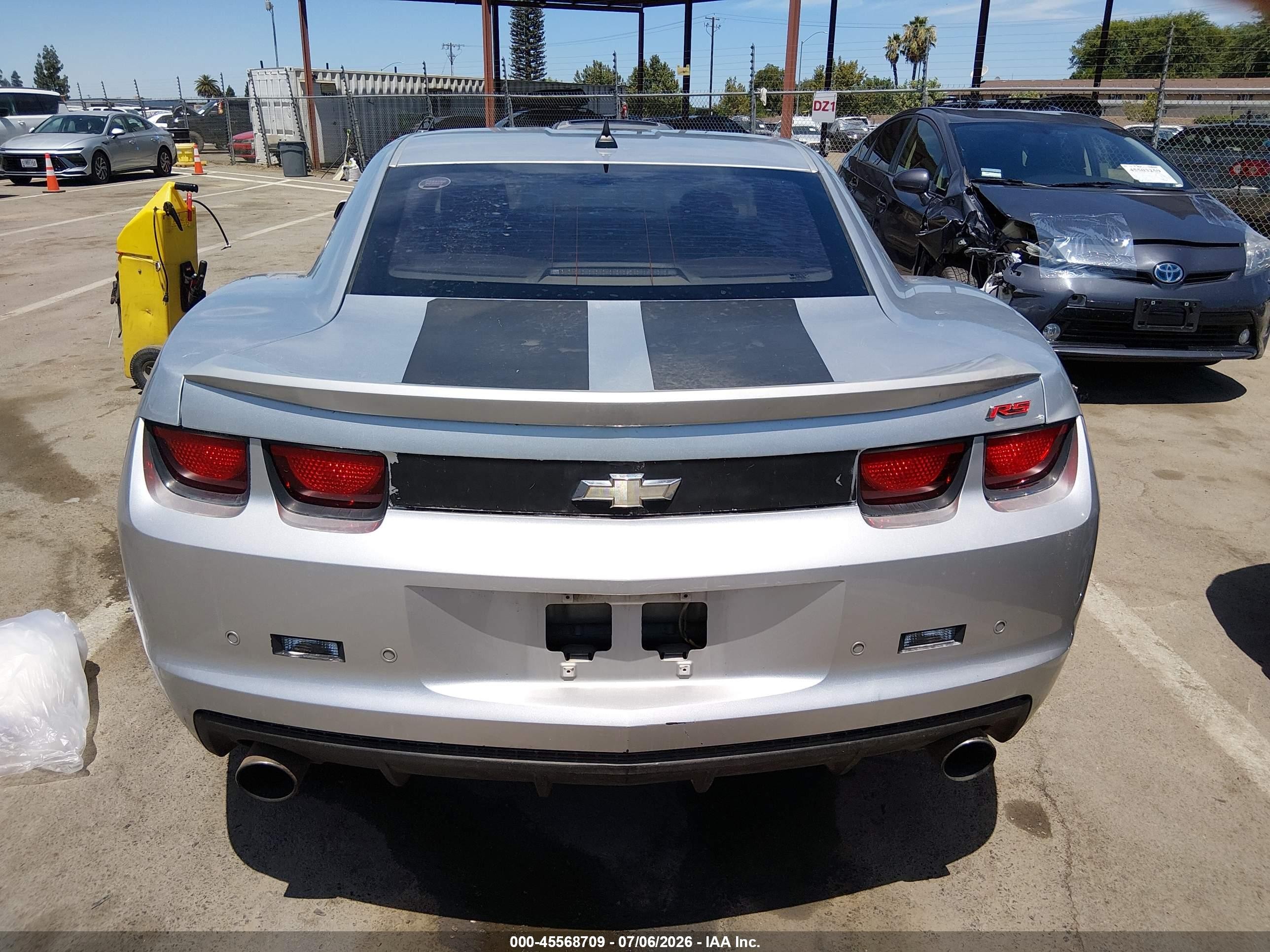 2011 Chevrolet Camaro 2lt Silver vin: 2G1FC1ED6B9128926
