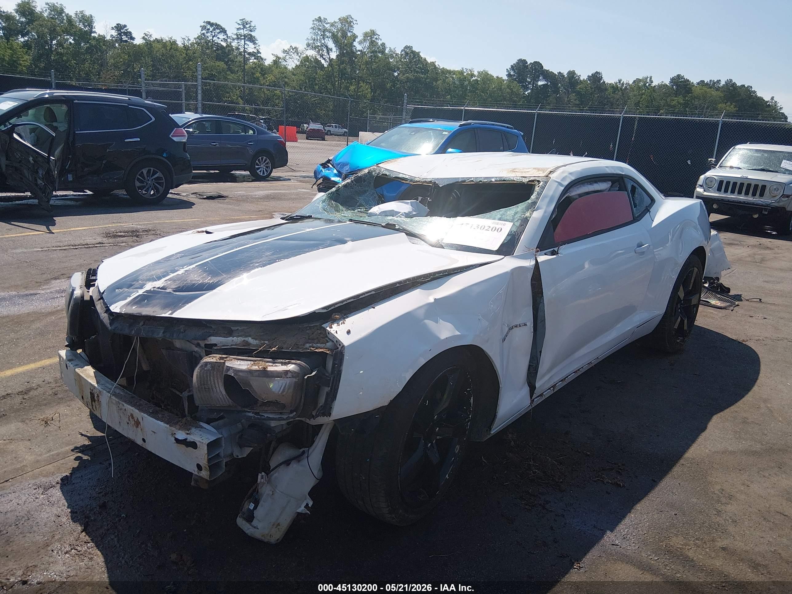 2011 Chevrolet Camaro 2lt White vin: 2G1FC1ED6B9206041